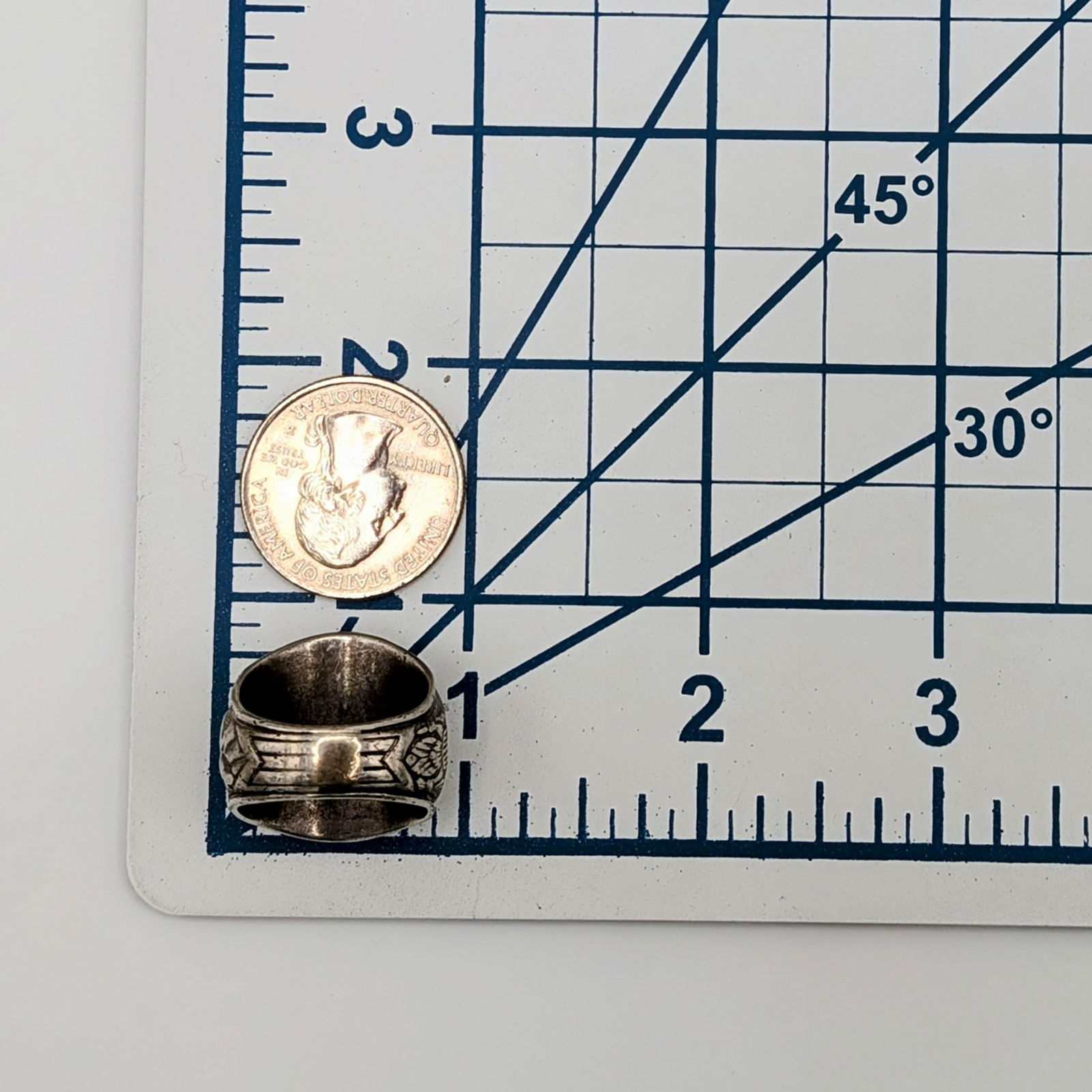 Signed Sterling Silver Ruby US Army Fort Dix Class Ring - 6