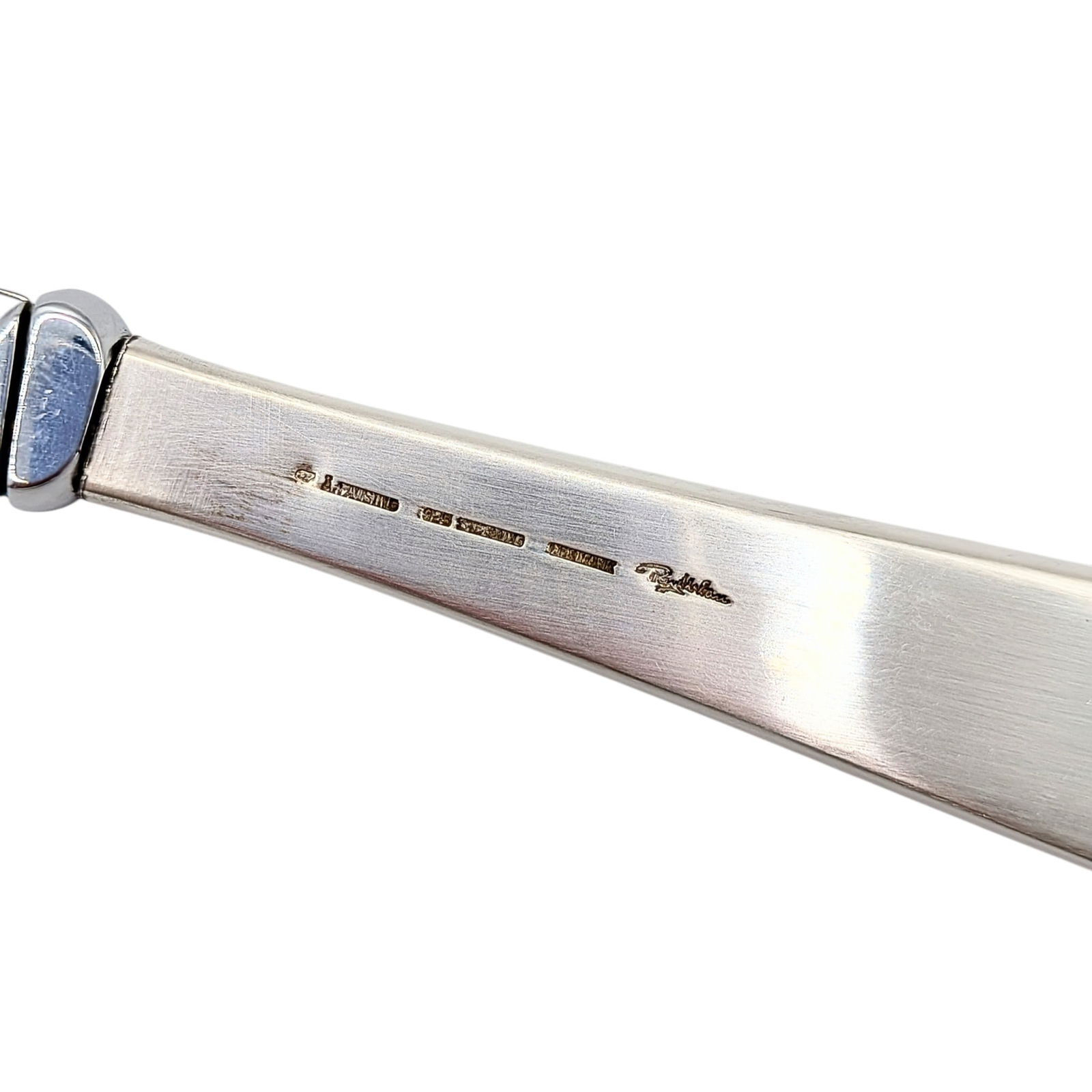 Fausing Denmark Sterling Silver Cheese Slicer - 5