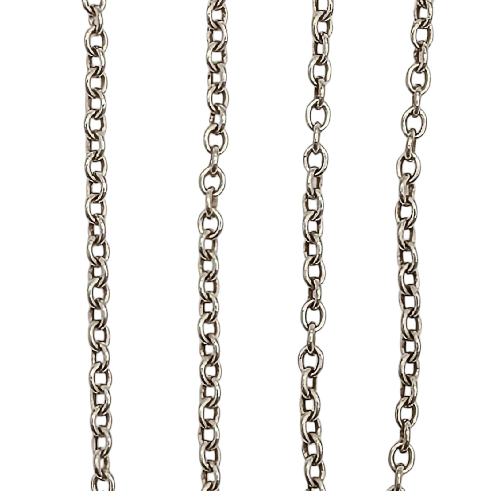 Tiffany & Co Sterling Silver 1mm Cable Chain Necklace: Tiffany & Co Sterling Silver 1mm Cable Chain Necklace. 18in Length. Signed Tiffany & Co 925. 1.1g