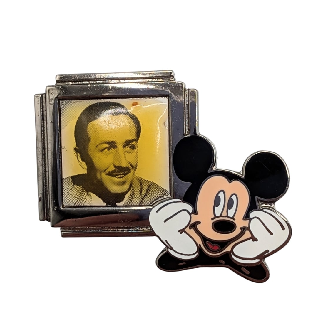 Disney Fotoball Walt Disney/Mickey Century of Dreams Pin: Disney Fotoball Vintage Walt Disney and Mickey Century of Dreams Pin 101 of 101. Signed Disney Fotoball Made in China Pin 101 of 101. 12.3g