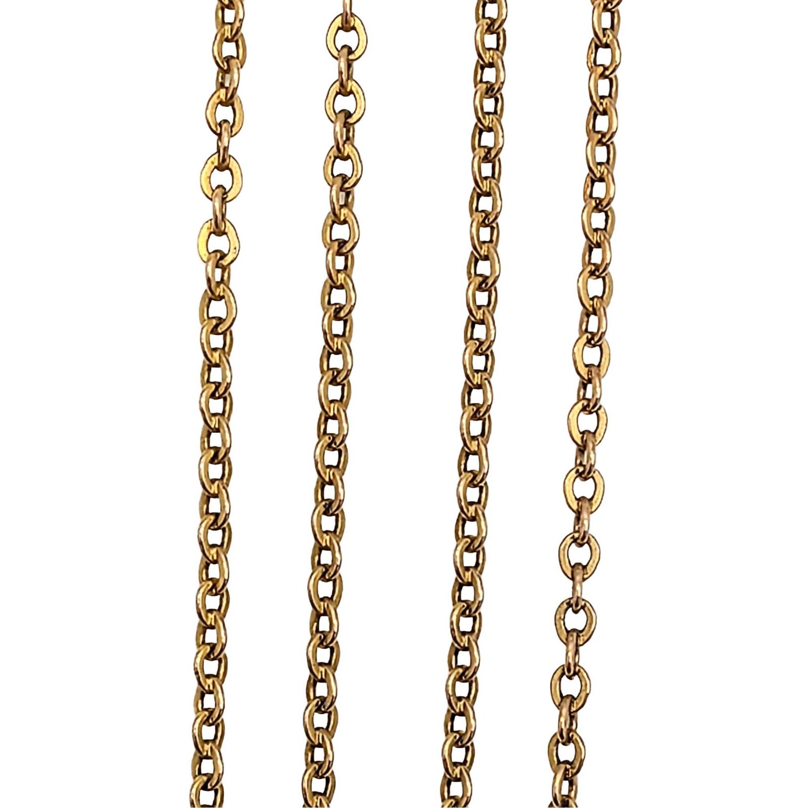 Antique Gold Filled Cable Chain Necklace (1 of 3)
