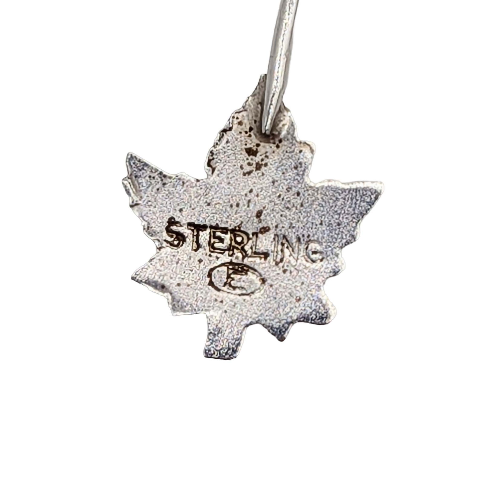 Enco Sterling Silver Maple Leaf Dangle Earrings - 4