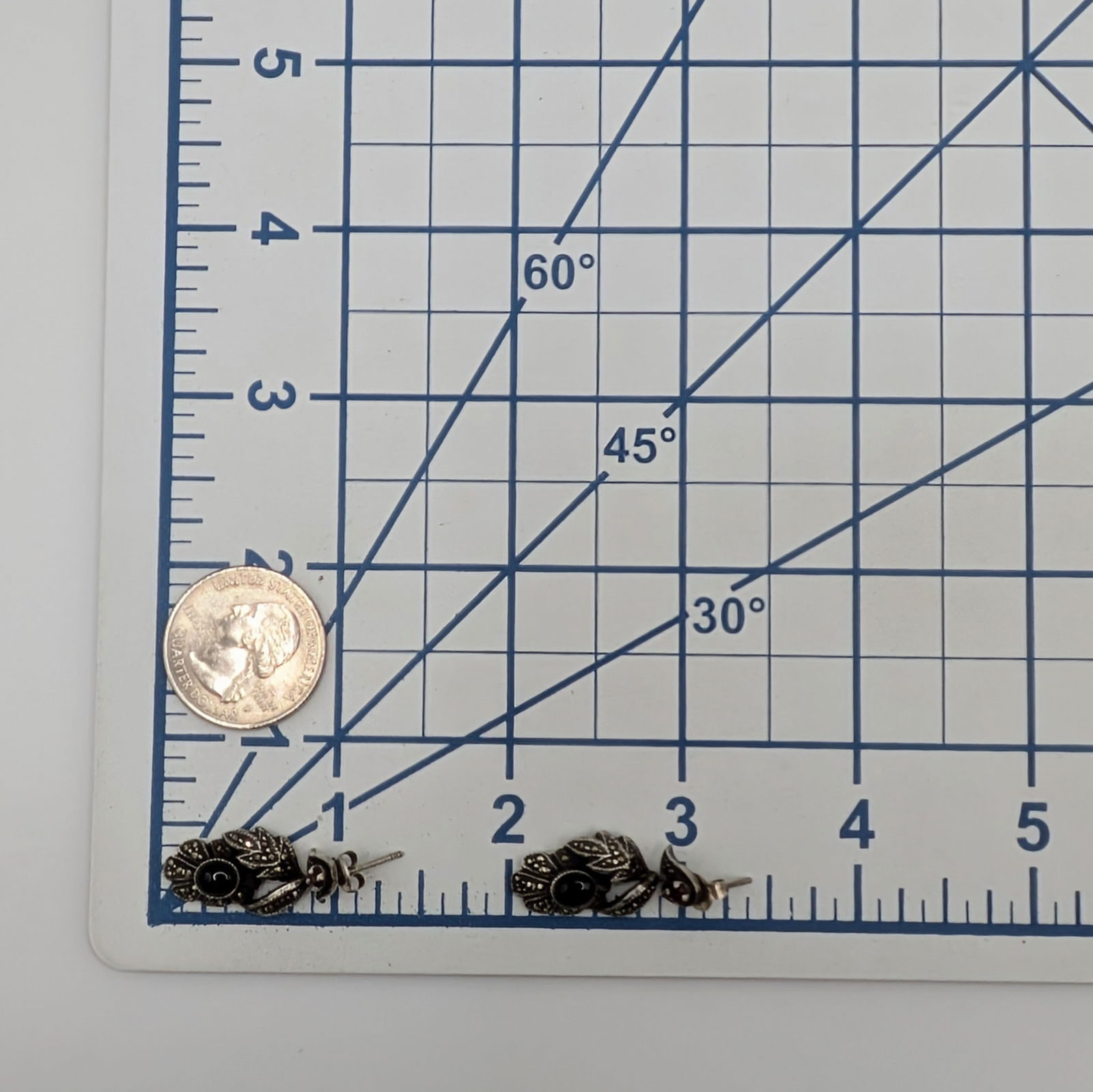 Sterling Silver Multi Gemstone Dangle Stud Earrings - 4