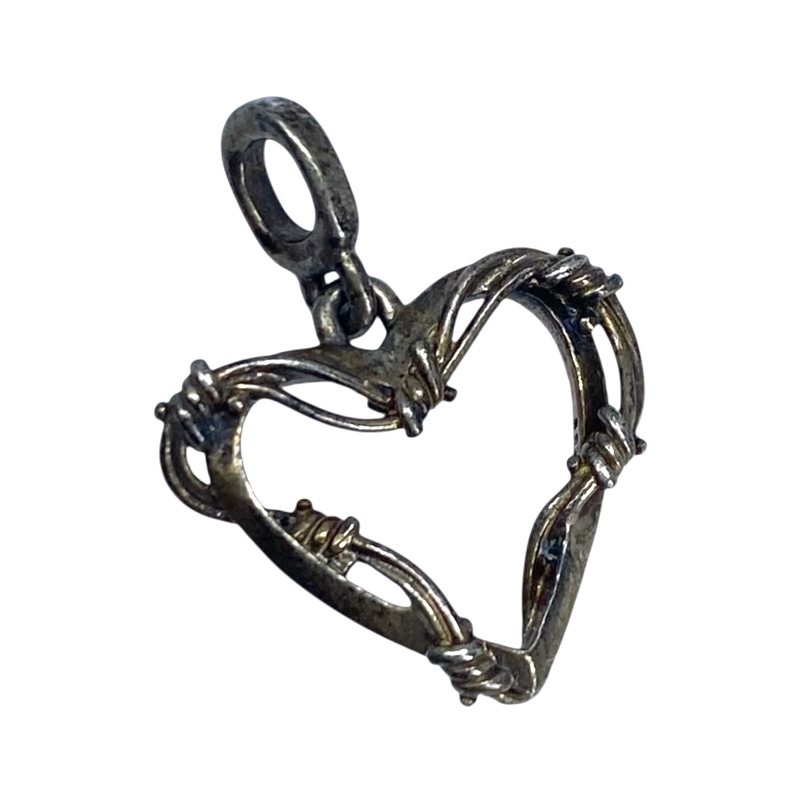 Pandora Sterling ME Wire Heart Charm 2g: Pandora Sterling ME Wire Heart Charm 2g Engraved S925 ALE