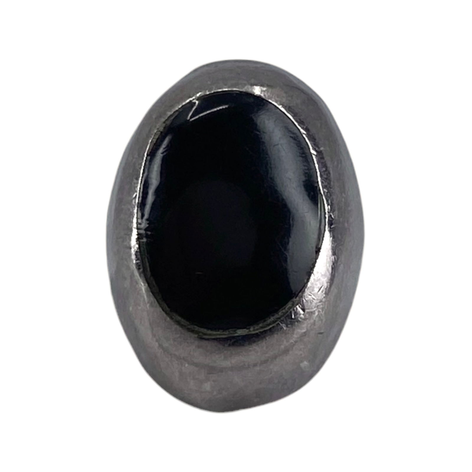 Sterling Onyx Oval Vintage Pendant 3.2g: Sterling Onyx Oval Vintage Pendant 3.2g