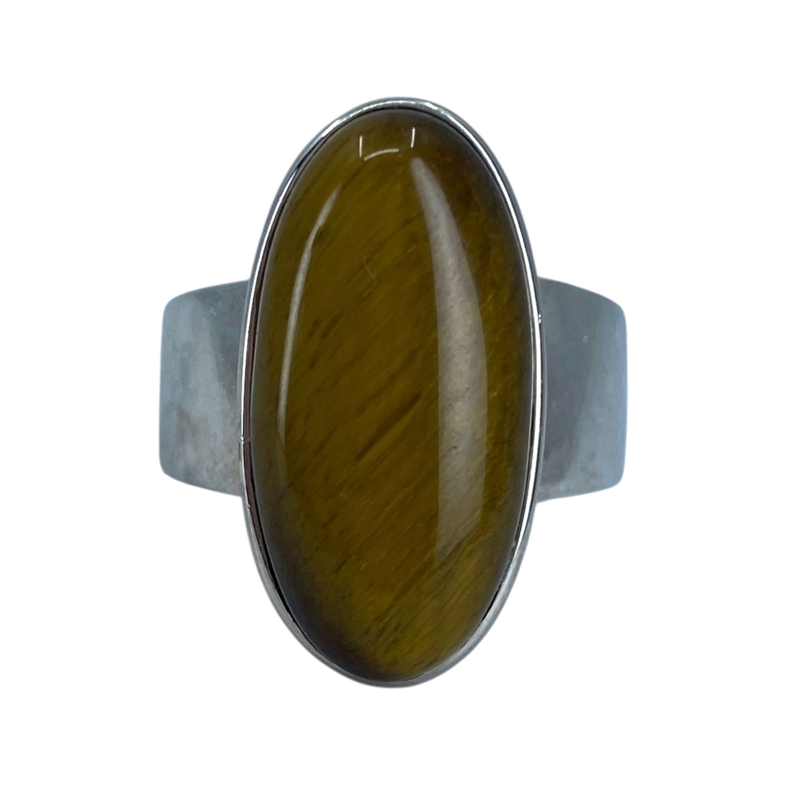 Signed Sterling Cabochon Oval Tigers Eye Ring 10g sz 8.75: Signed Sterling Cabochon Oval Tigers Eye Ring 10g sz 8.75 Engraved with Diamond Hallmark 925 China