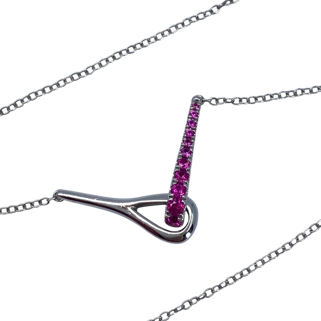 Kay Sterling Ruby Love And Be Loved Necklace 18in 3.1g (1 of 6)