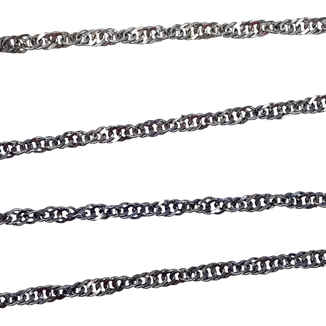 Milor Sterling Twist Chain 24in 7.2g: Milor Sterling Twist Chain 24in 7.2g Engraved Milor 925 Made in Italy