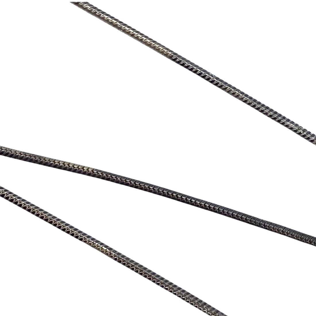 Signed Sterling Italian Snake Chain 16.25in 4g: Signed Sterling Italian Snake Chain 16.25in 4g Engraved FAS 925 Italy