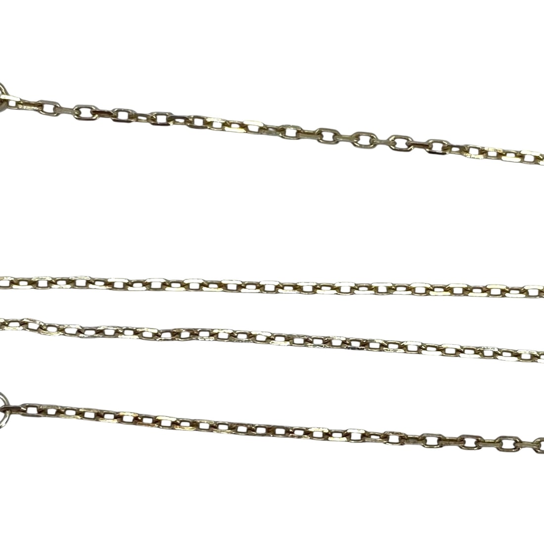 Signed Sterling Rectangular Cable Chain 18in 1.2g: Signed Sterling Rectangular Cable Chain 18in 1.2g Engraved EHC925