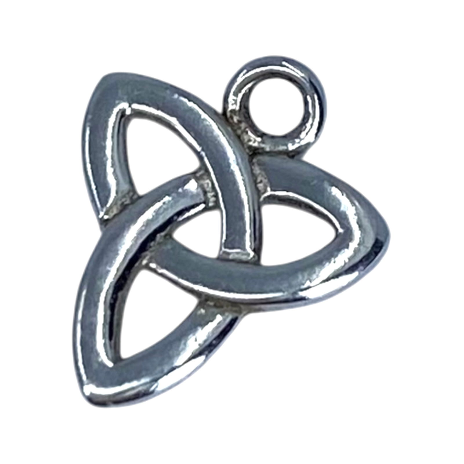 Signed Sterling Celtic Knot Charm 0.3g: Signed Sterling Celtic Knot Charm 0.3g Engraved YGI 925 China