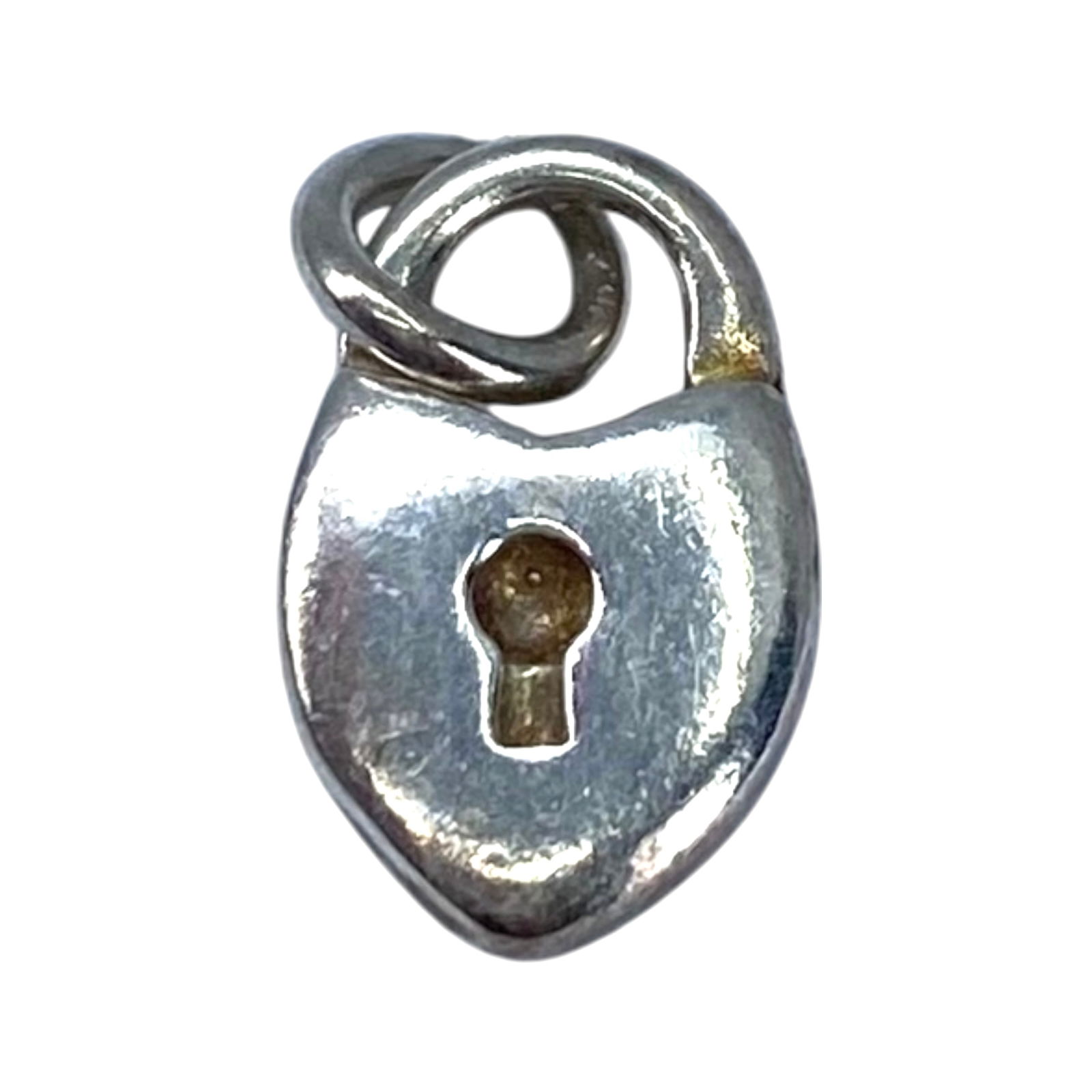 Sterling Lock Charm 1.23g: Sterling Lock Charm 1.23g