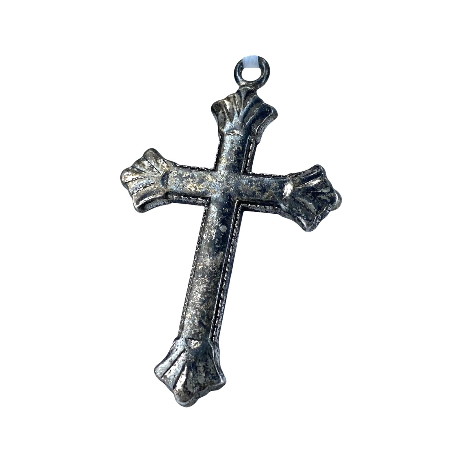 Sterling Vintage Cross Pendant 4g (1 of 3)