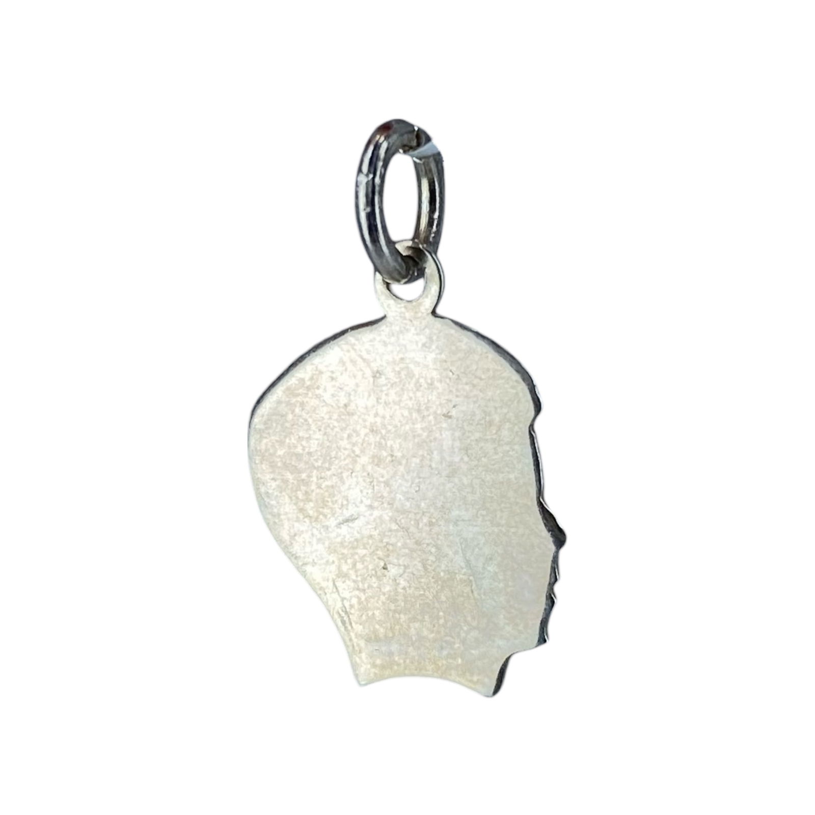 Signed Sterling Boy Silhouette Charm 1g: Signed Sterling Boy Silhouette Charm 1g, Engraved Mex. Capla?