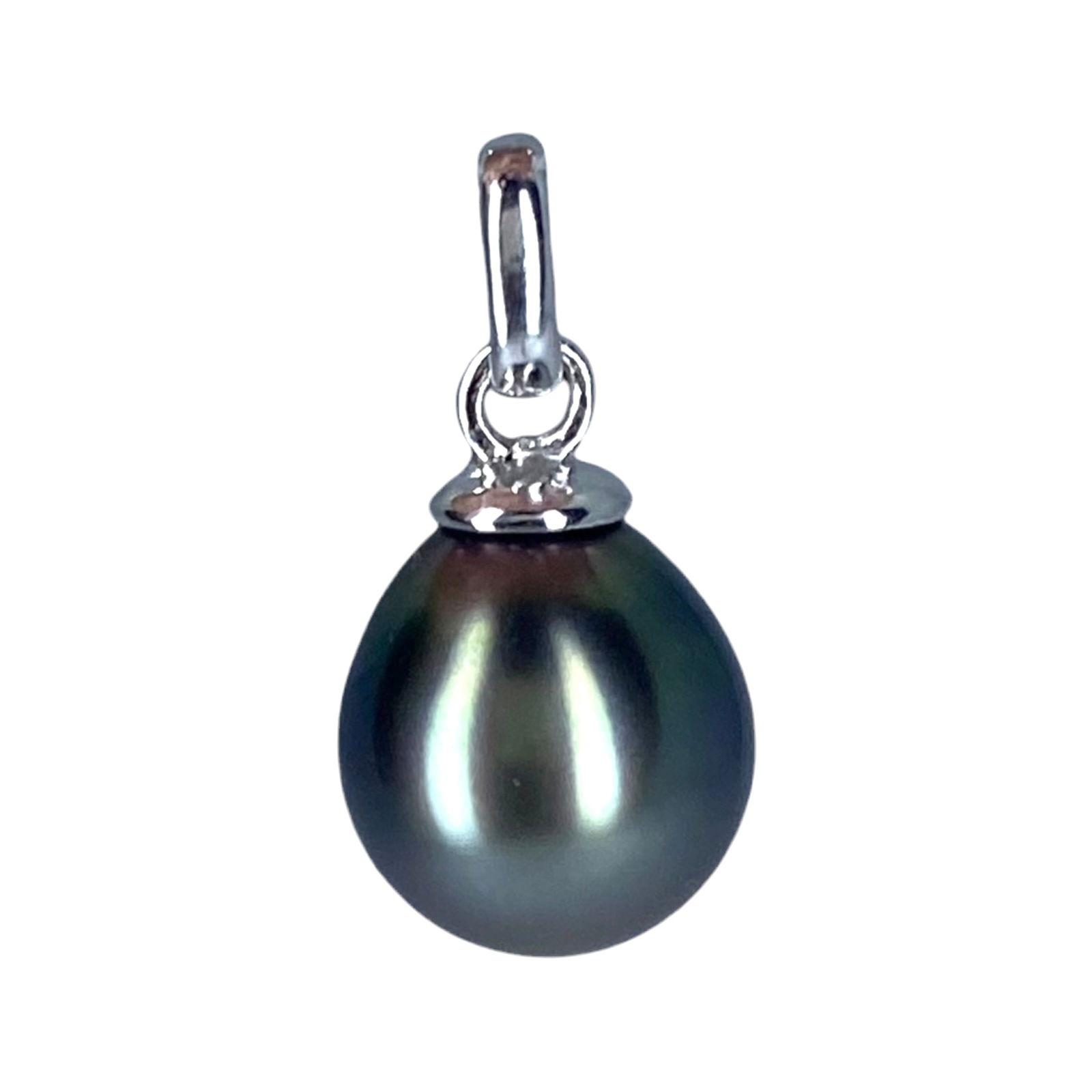 Sterling Tahitian Pearl Drop Pendant 2g (1 of 3)