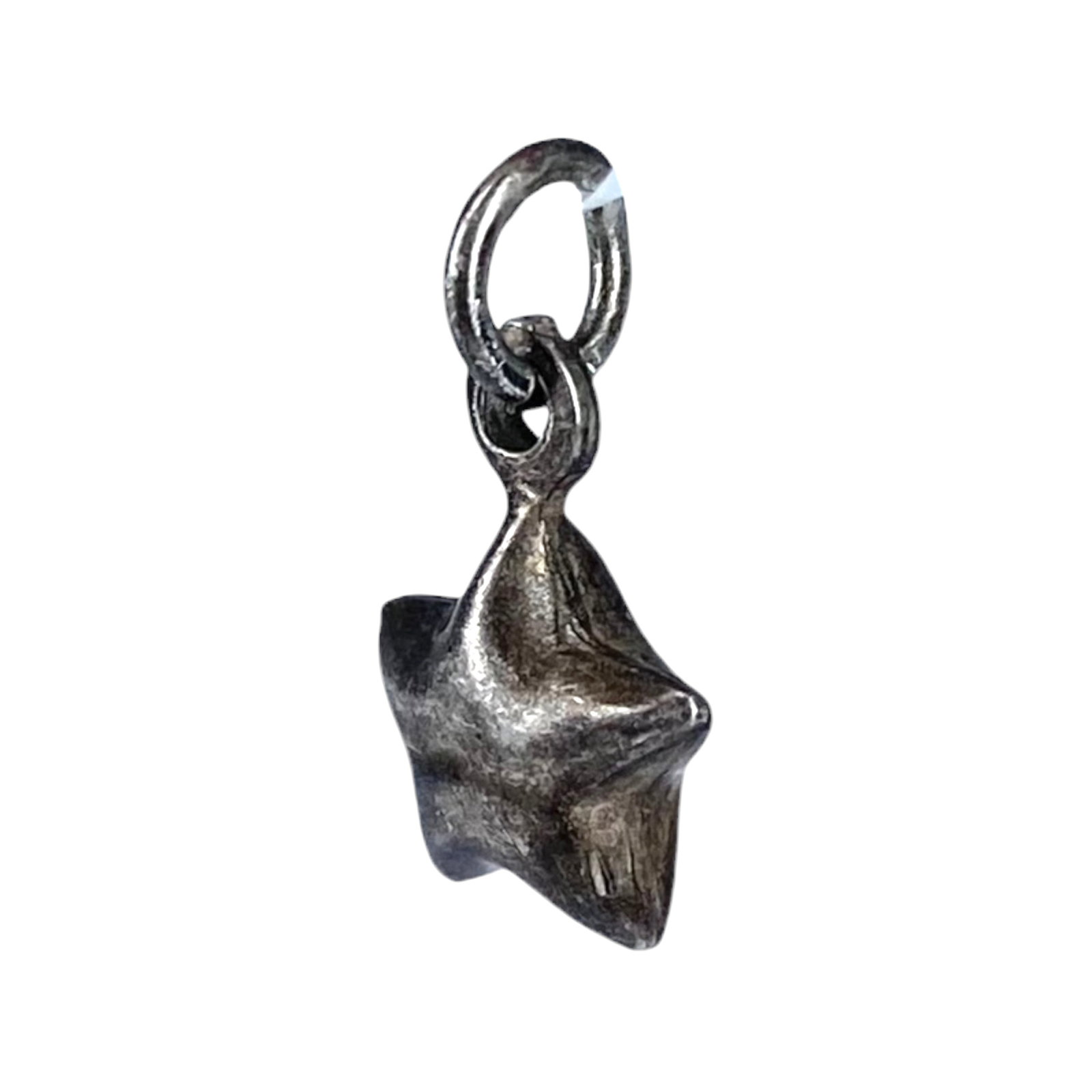 Sterling Puffy Star Charm 0.5g: Sterling Puffy Star Charm 0.5g