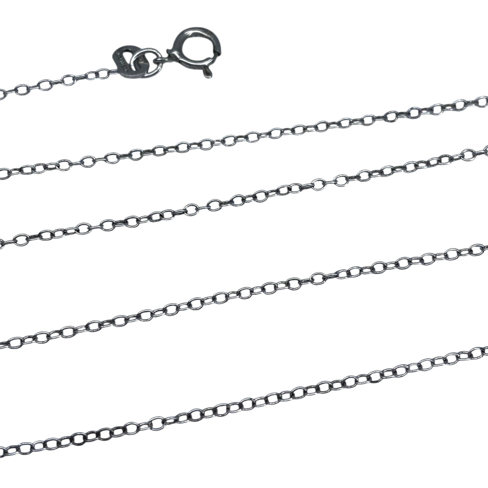 Ross Simons Cable Chain 18.5in 1g: Ross Simons Cable Chain 18.5in 1g Engraved R 925 Italy