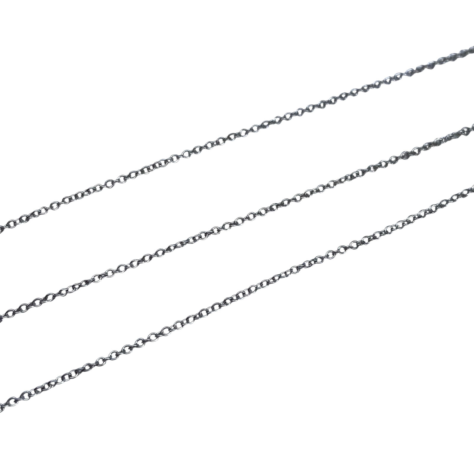 Signed Sterling Cable Chain 18in 1.32g: Signed Sterling Cable Chain 18in 1.32g Engraved WTJ 925 China