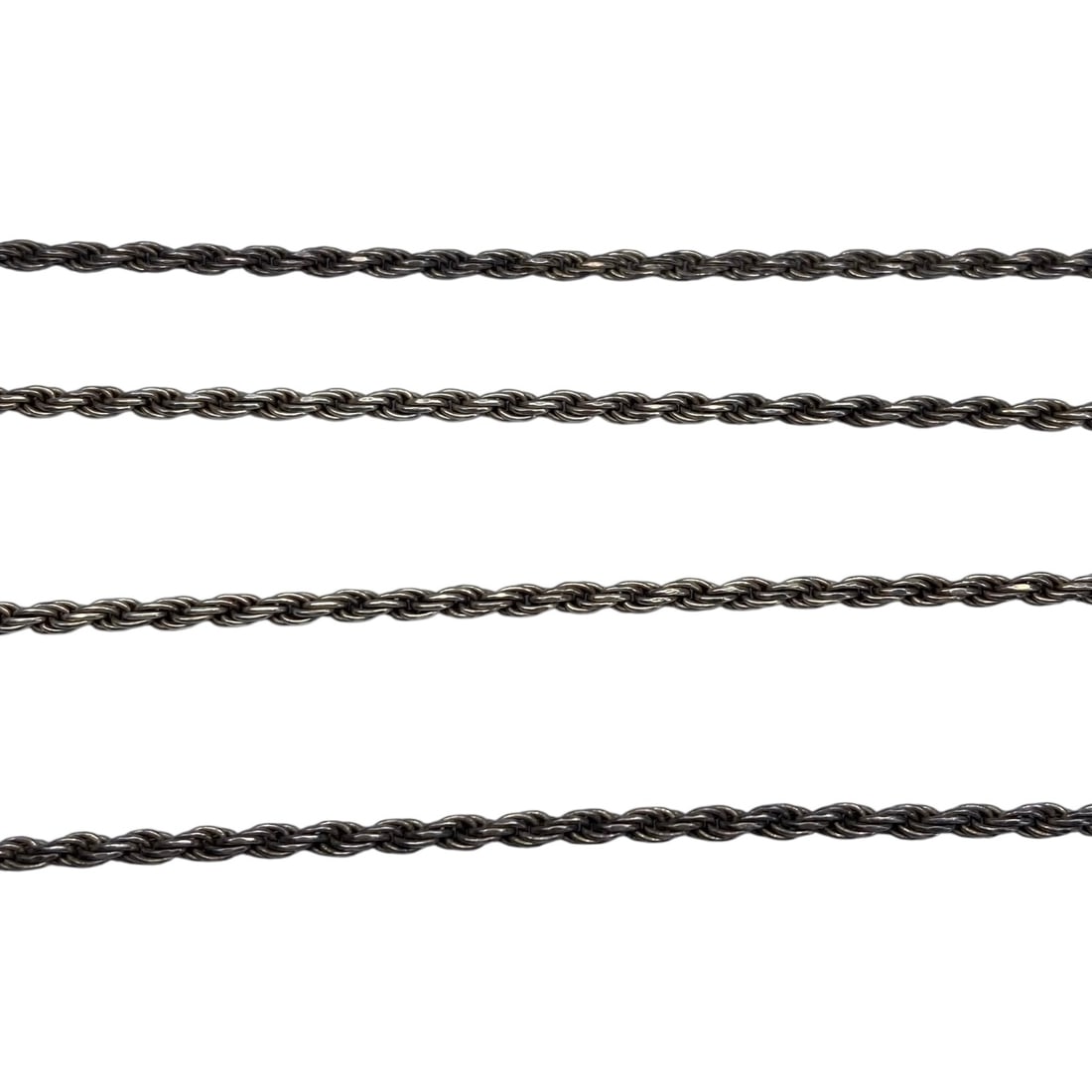 Sterling Rope Chain 22in 7.2g: Sterling Rope Chain 22in 7.2g Engraved Italy 925