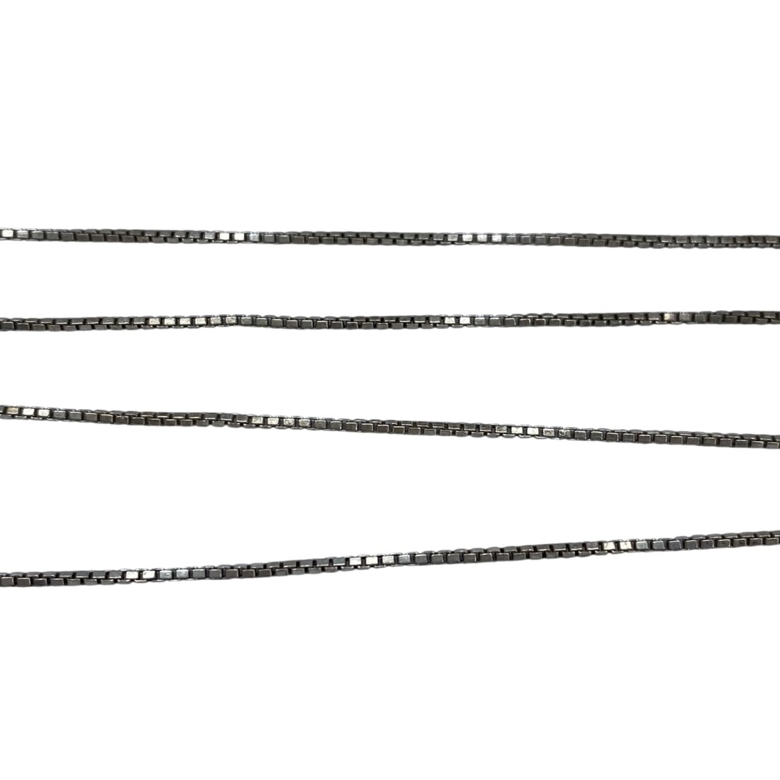 Signed Sterling Box Chain 17in 3g: Signed Sterling Box Chain 17in 3g Engraved REEB 925 Italy