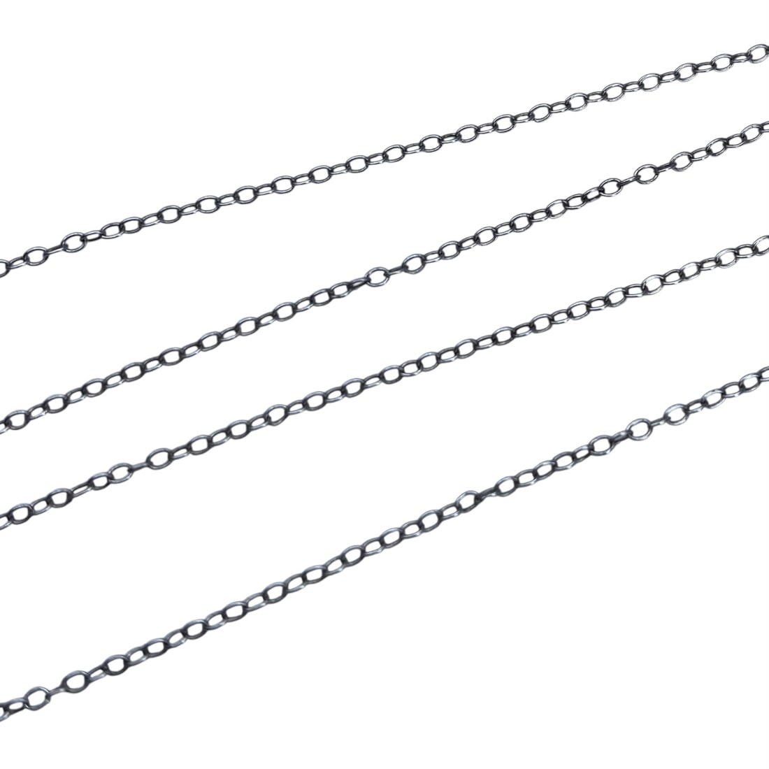 Signed Sterling Cable Chain 8in 1g: Signed Sterling Cable Chain 8in 1g Engraved F .925