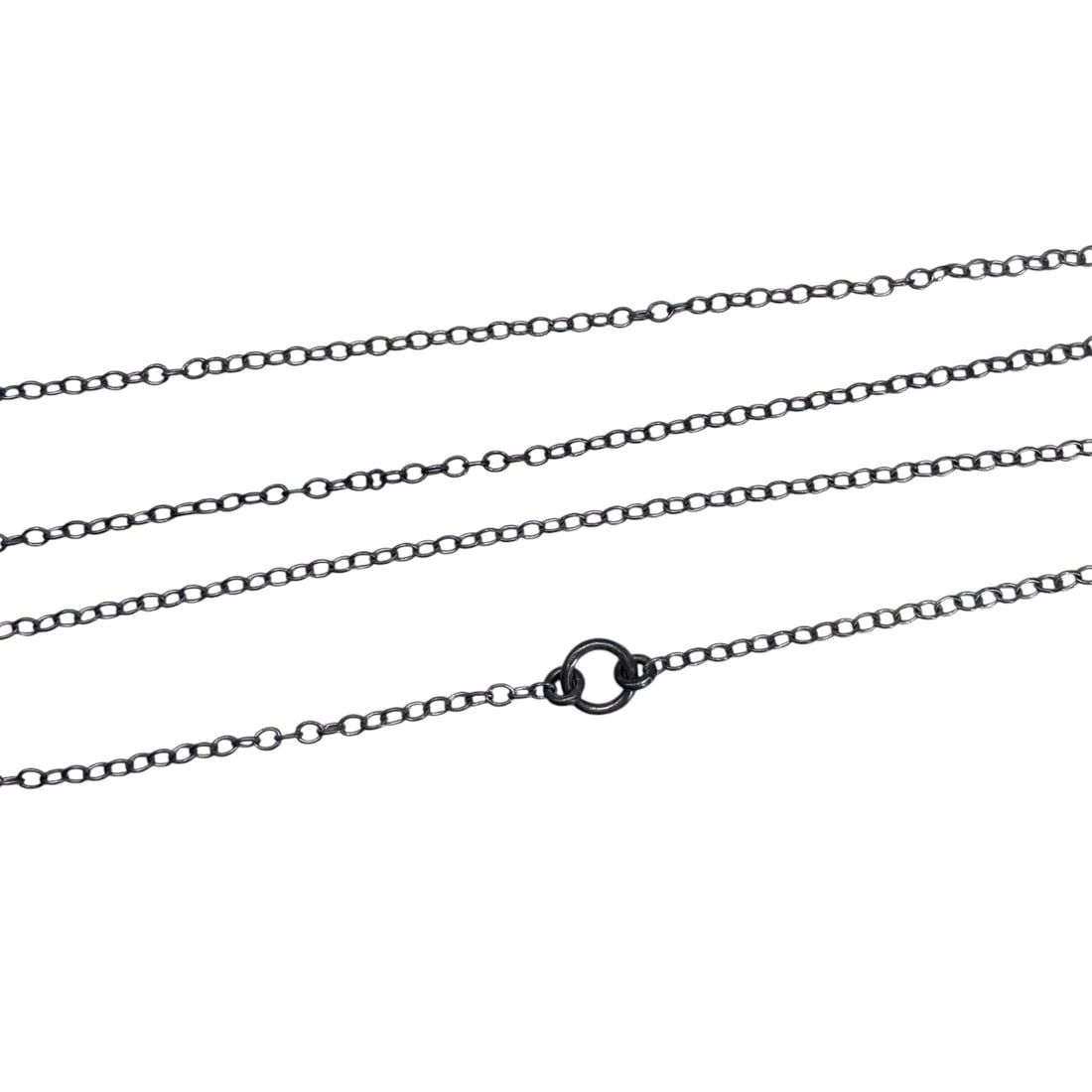 Anna Back Sterling Cable Chain 19in 2.03g: Anna Back Sterling Cable Chain 19in 2.03g Engraved ANNA BACK 925