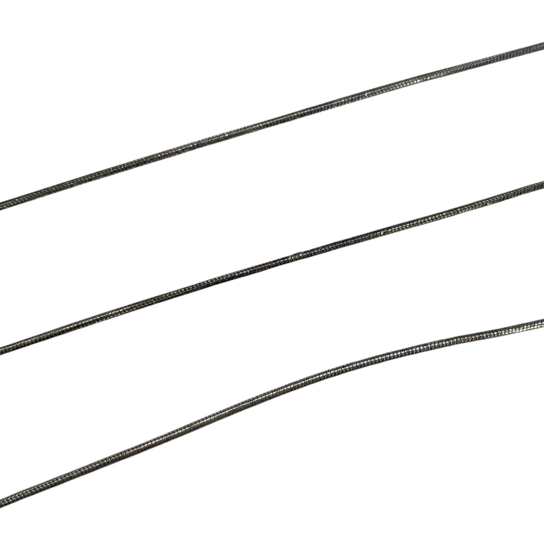 Signed Sterling Snake Chain 24in 7g: Signed Sterling Snake Chain 24in 7g Engraved AGI 925