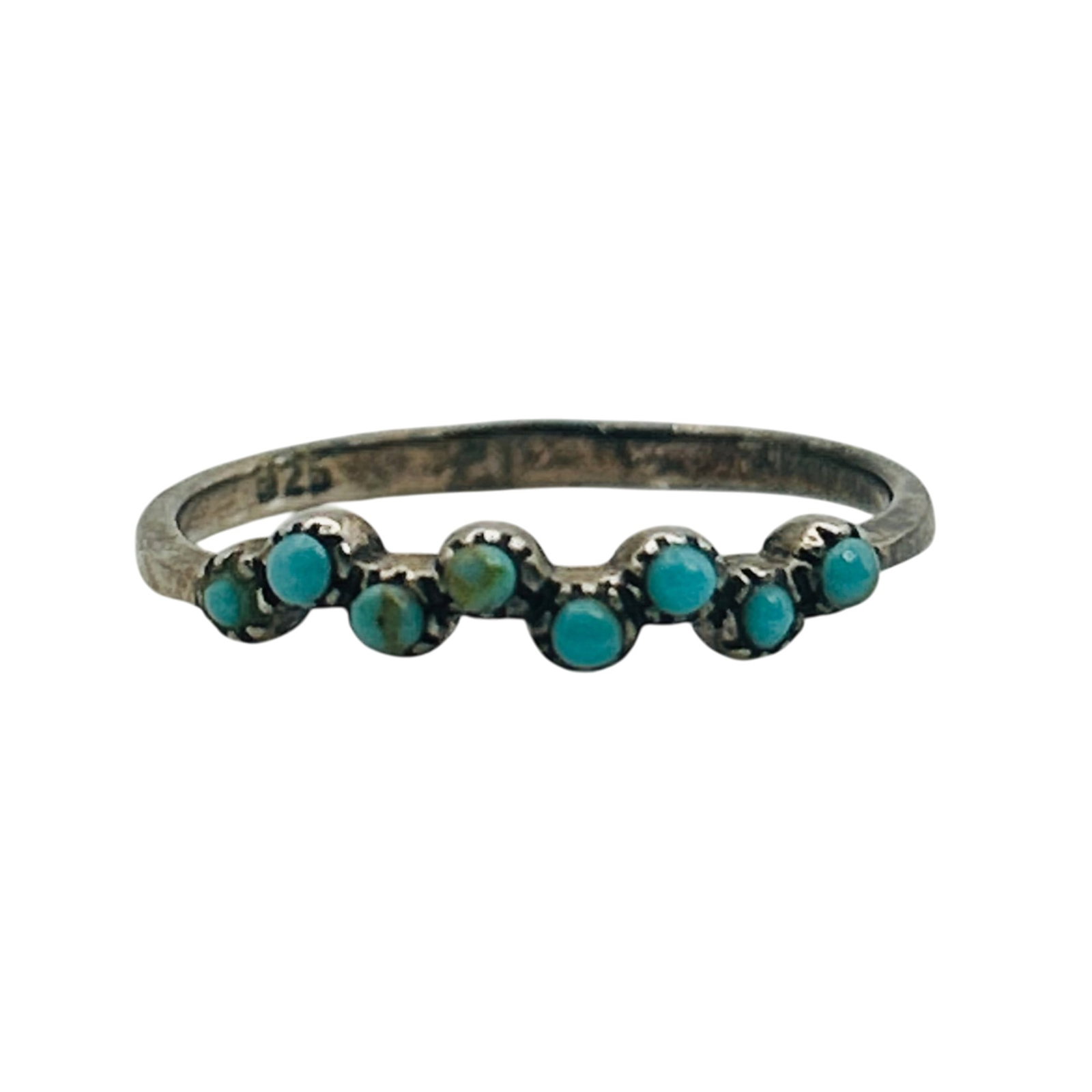 Sterling Southwest Turquoise Ring Size 5.5: Sterling southwest turquoise ring size 5.5. 0.90g
