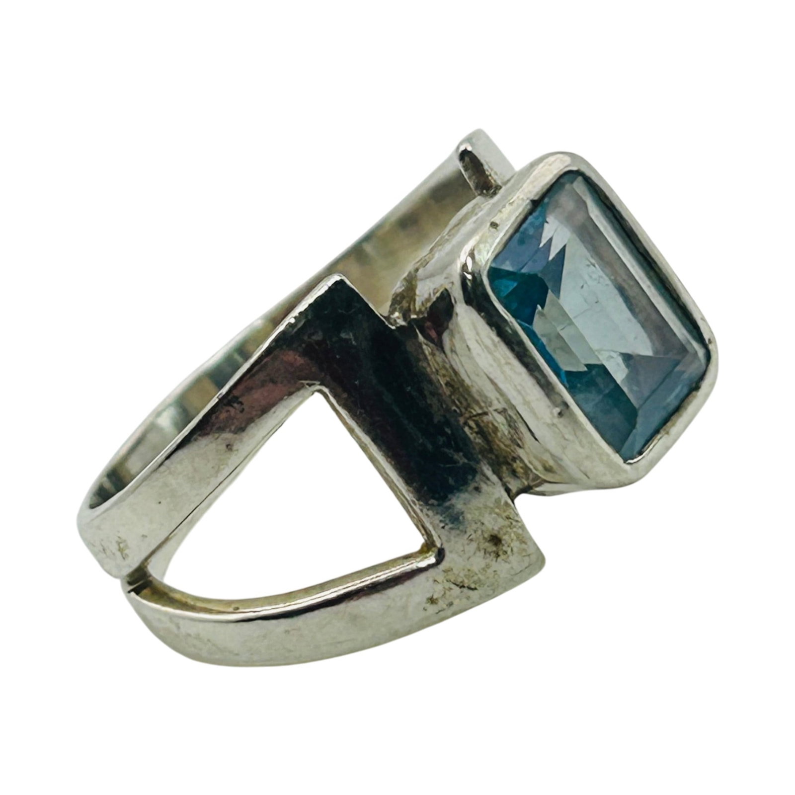 Sterling Topaz Ring Size 9 (1 of 7)