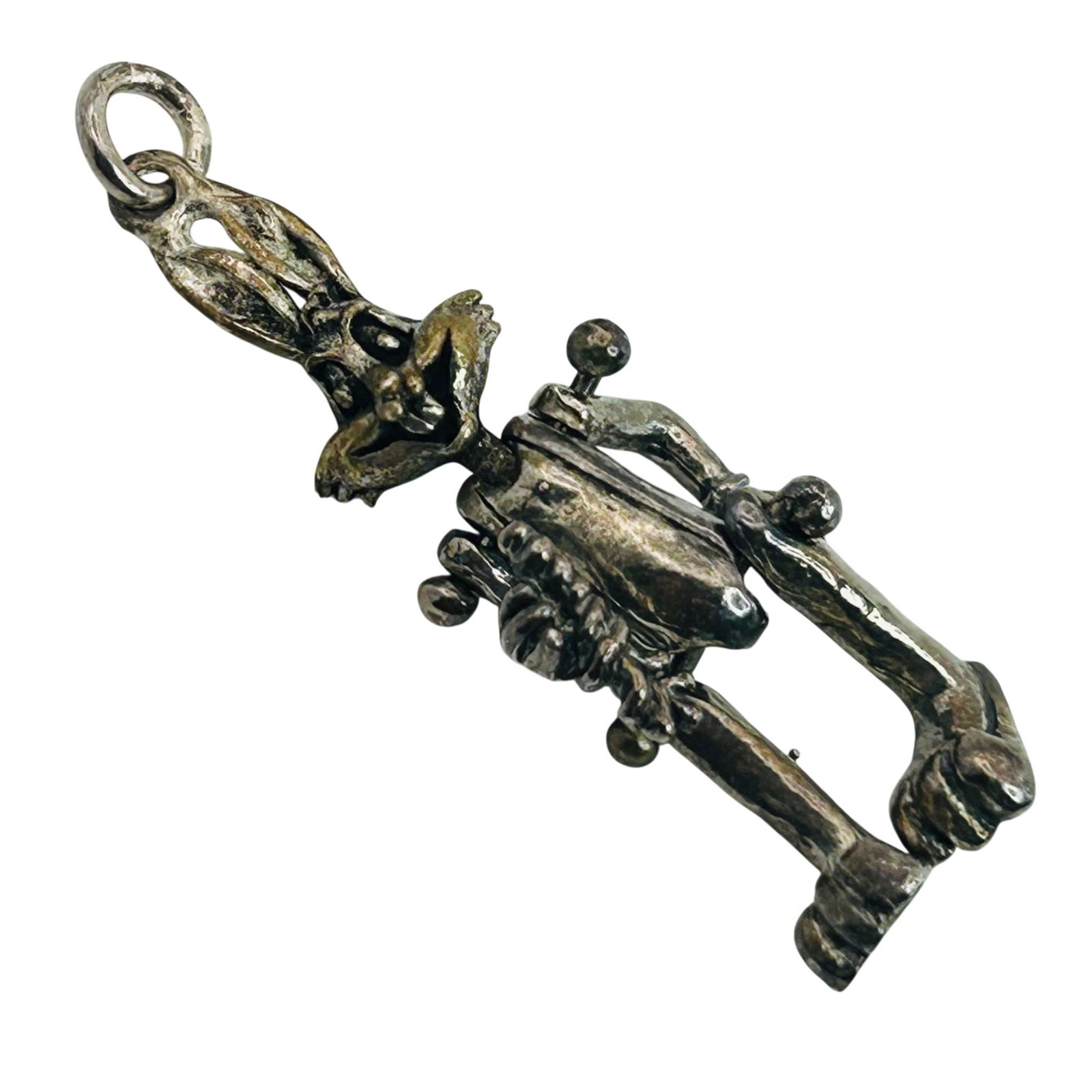 Sterling Bugs Bunny Charm: Sterling bugs bunny charm. 8.20g