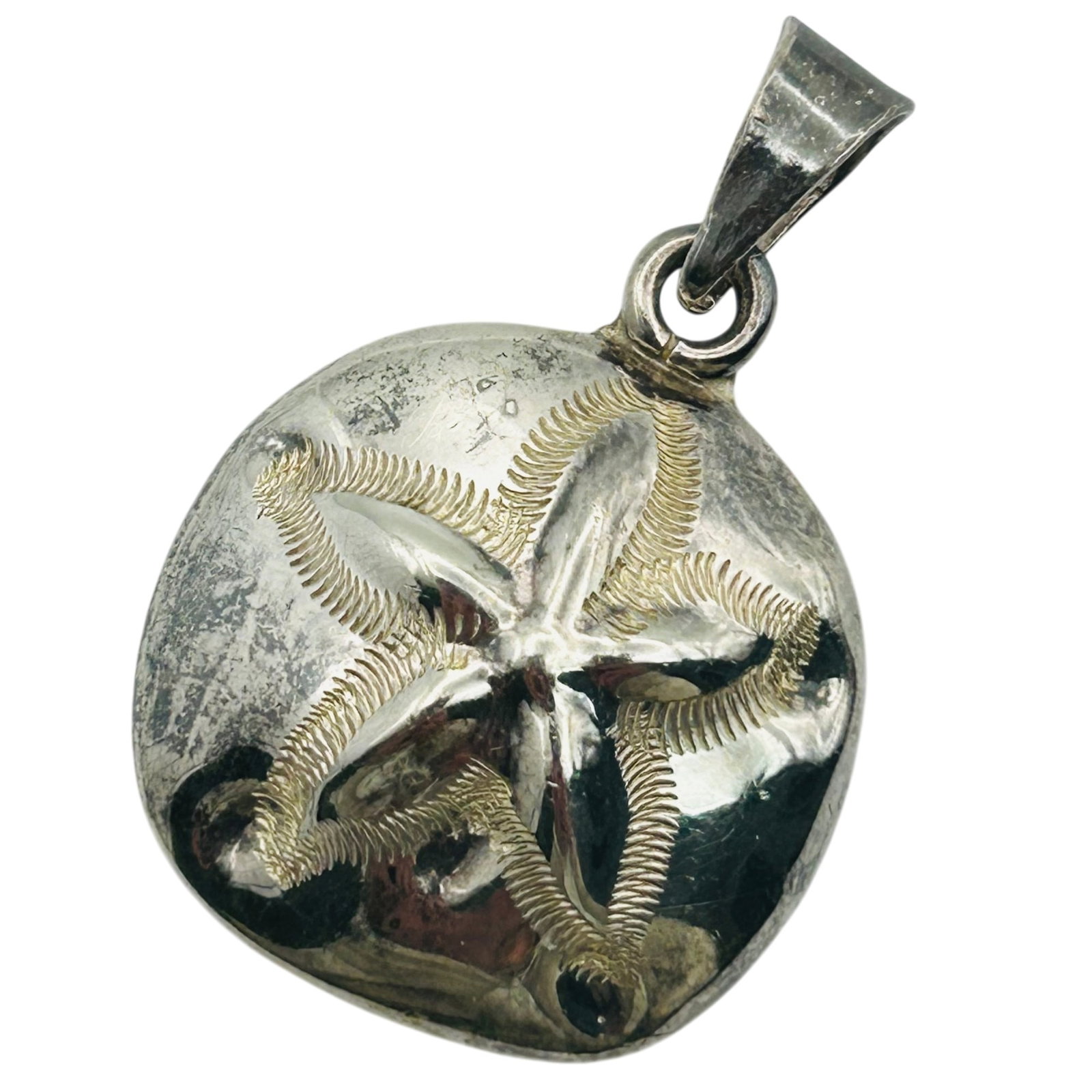 TN-95 Taxco Mexico Sterling Starfish Pendant: TN-95 Taxco Mexico Sterling starfish pendant. 13.40g