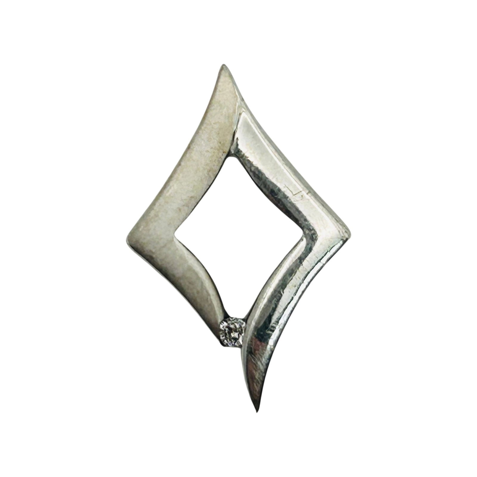 Sterling Diamond Pendant (1 of 4)