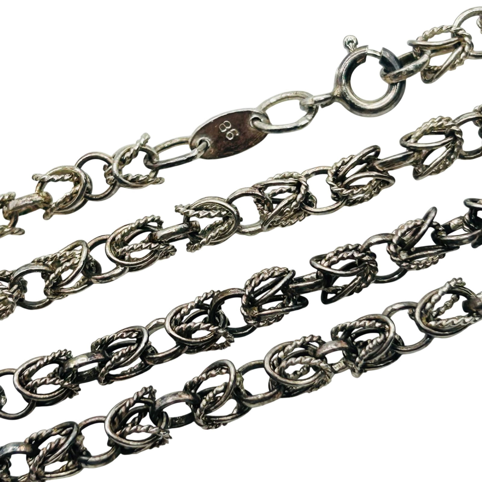 86 Sterling Chain Necklace (1 of 4)