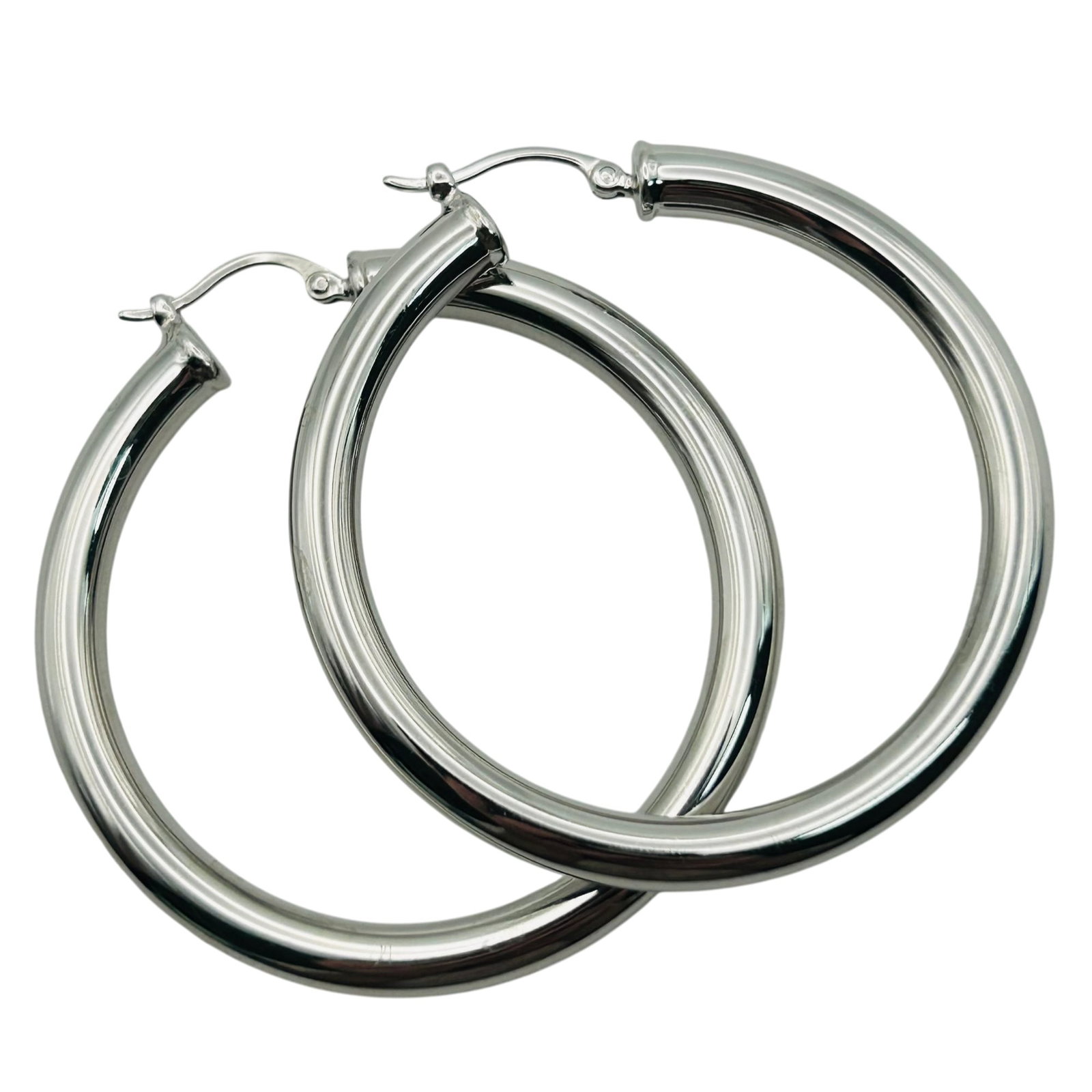 Sterling Hinged Hoop Earrings (1 of 5)