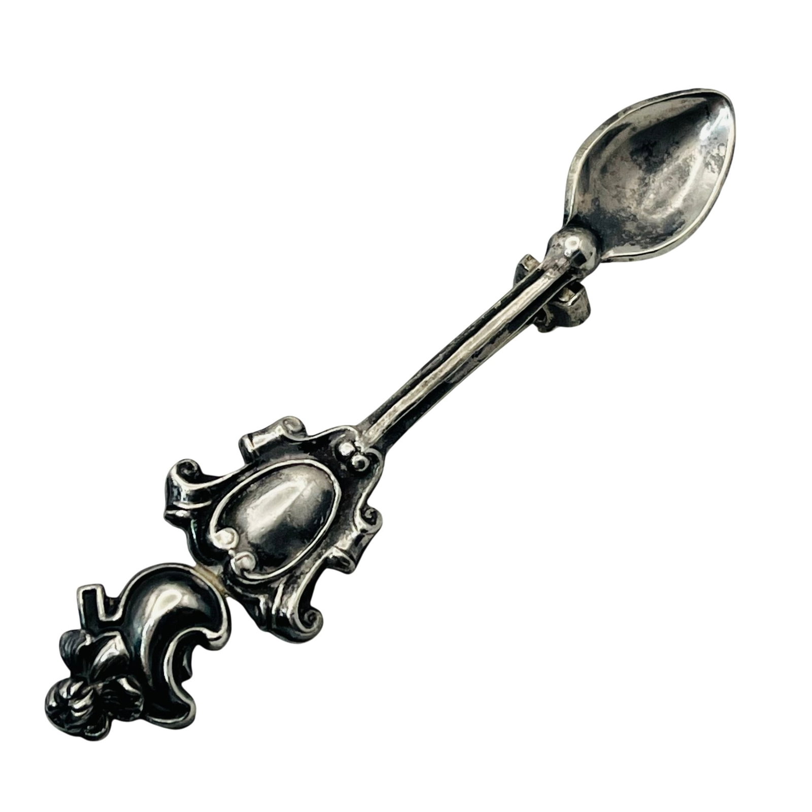 Sterling Spoon Brooch (1 of 4)