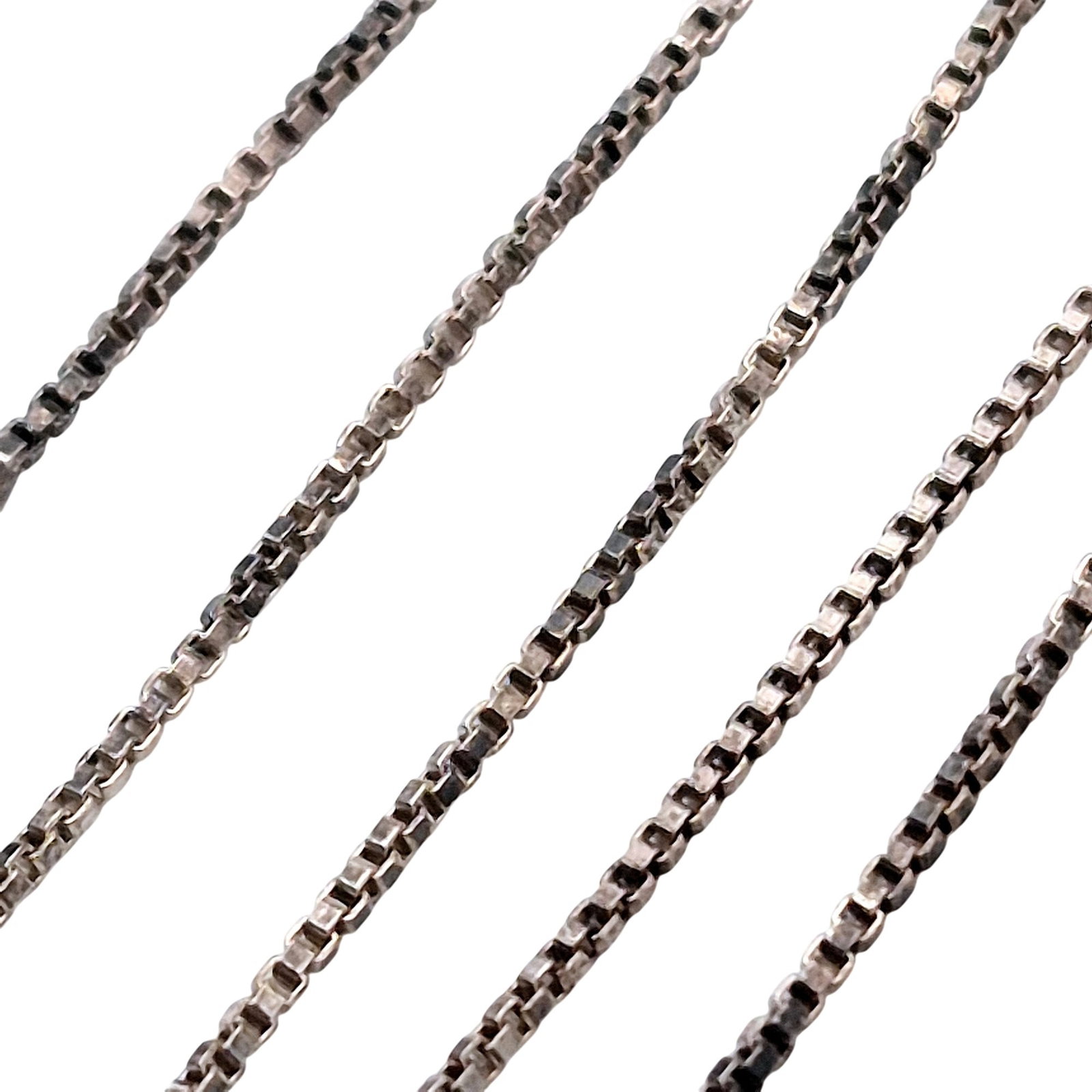 Italy Sterling Box Chain Necklace (1 of 5)