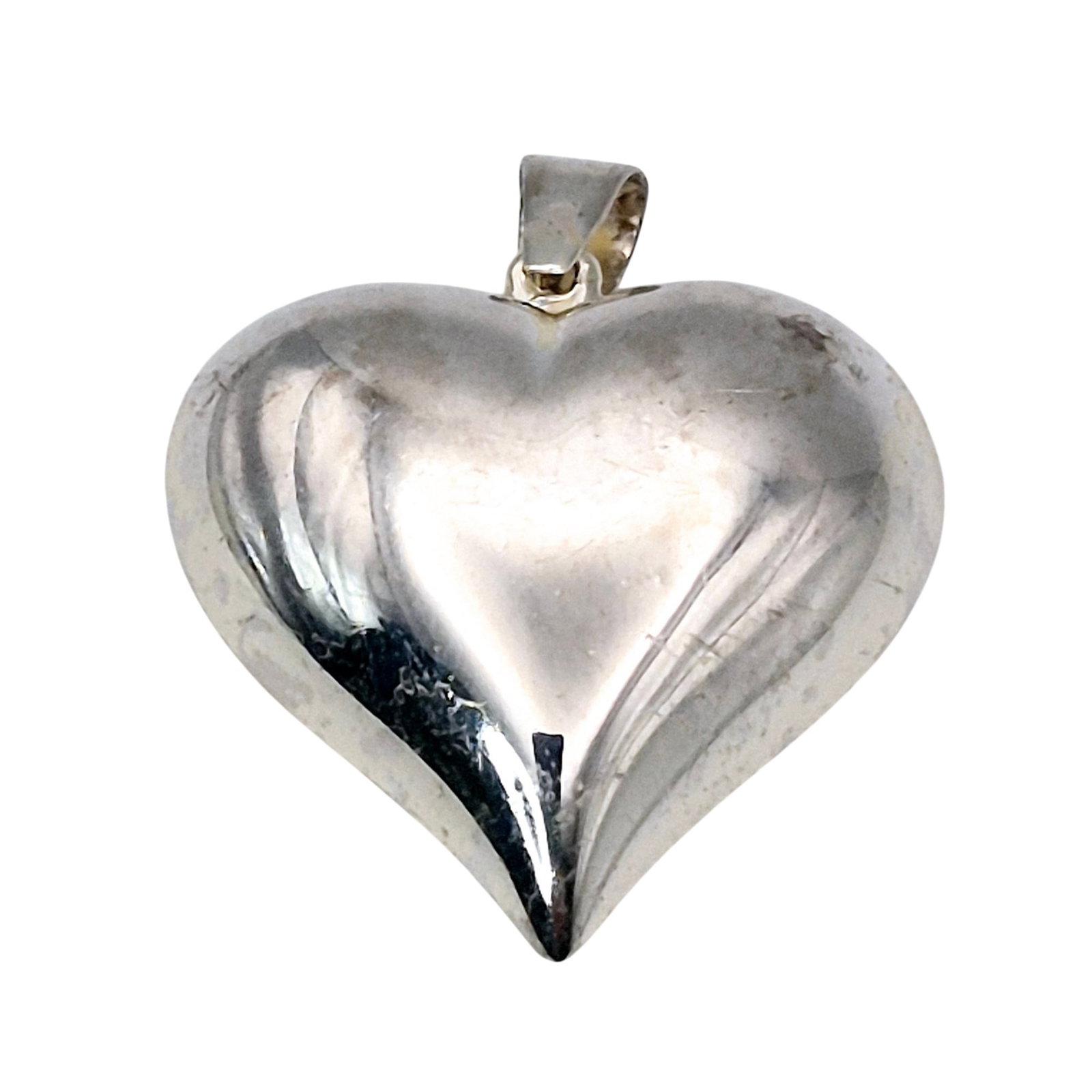 FAS Sterling Puffy Heart Pendant (1 of 6)