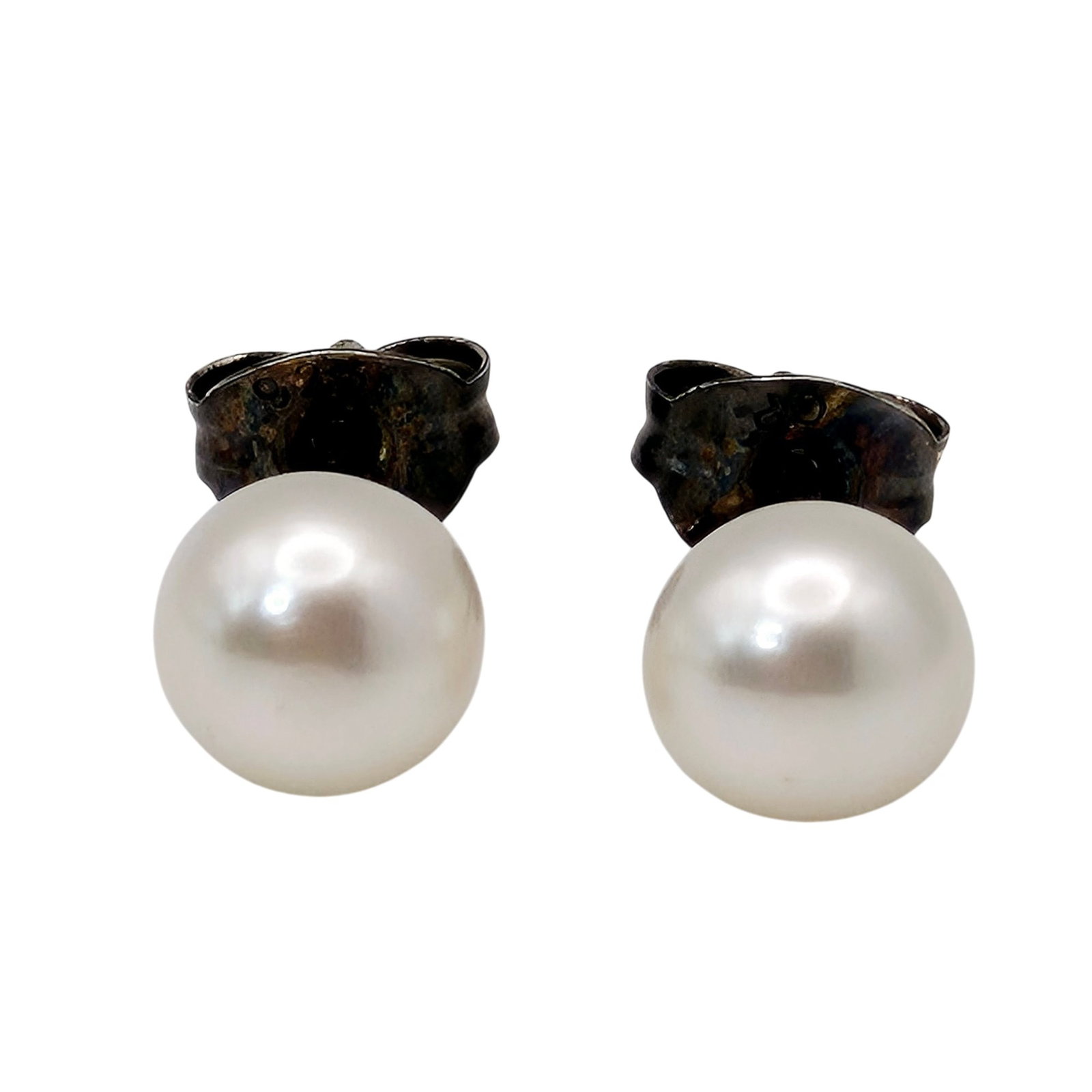 CP Sterling Pearl Stud Earrings (1 of 6)