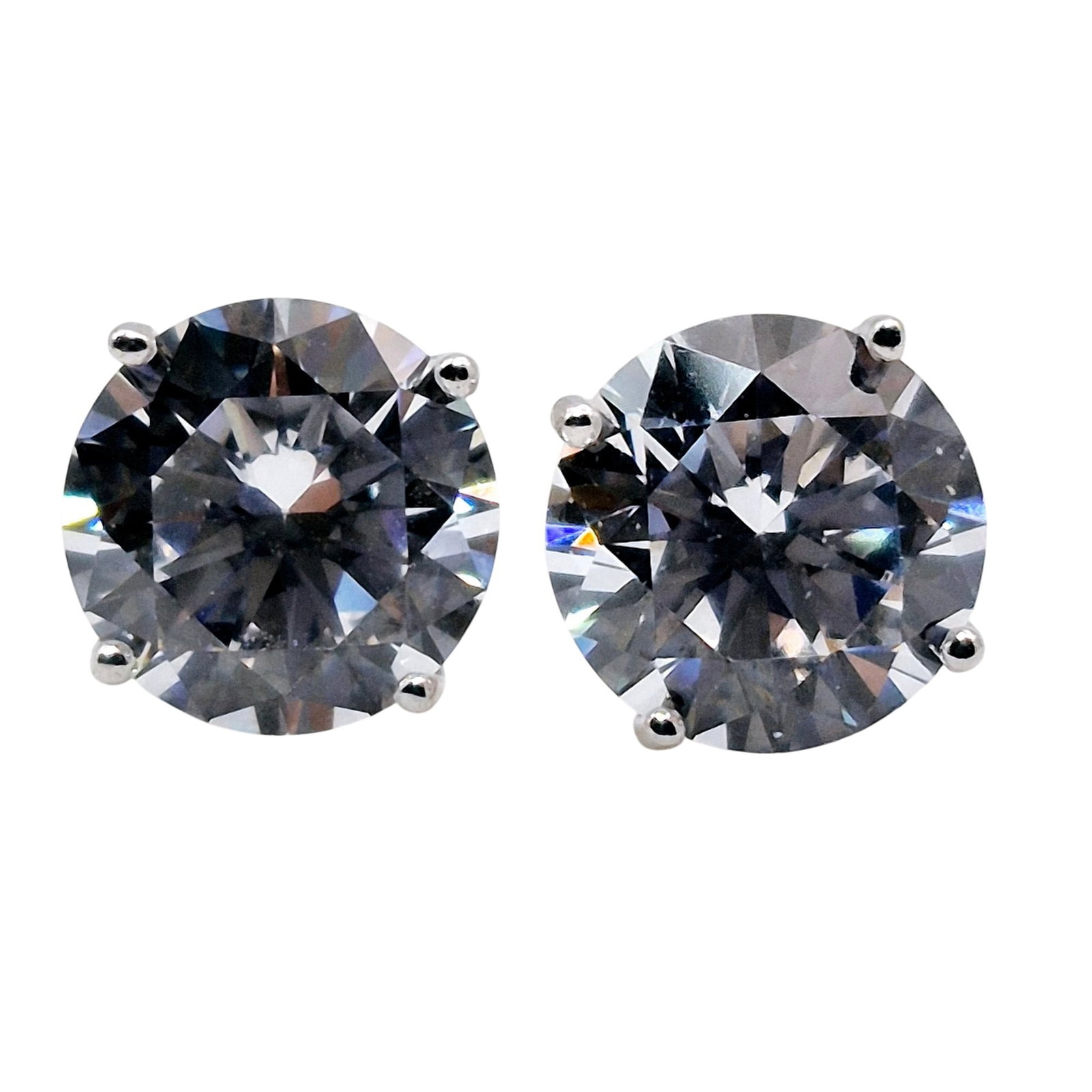 Sterling Rhinestone Stud Earrings (1 of 5)