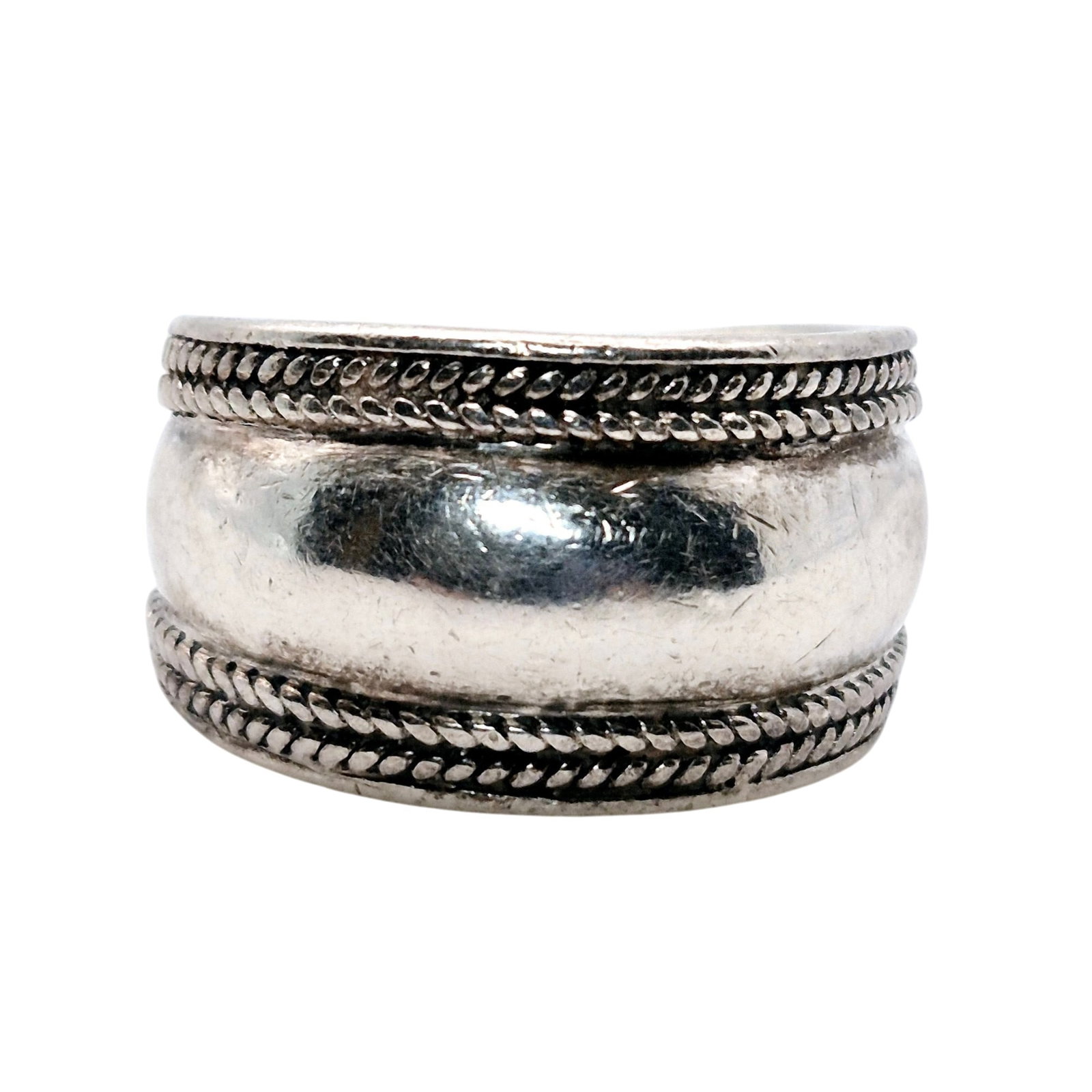 NF Sterling Dome Ring Size 8 (1 of 7)