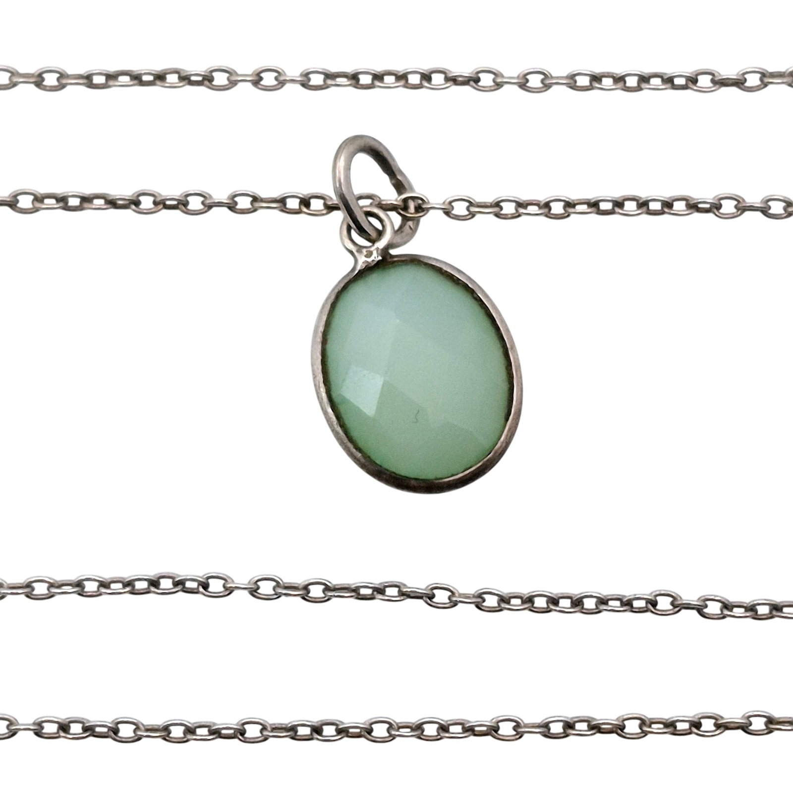 AV Sterling Tourmaline Cable Chain Necklace (1 of 5)
