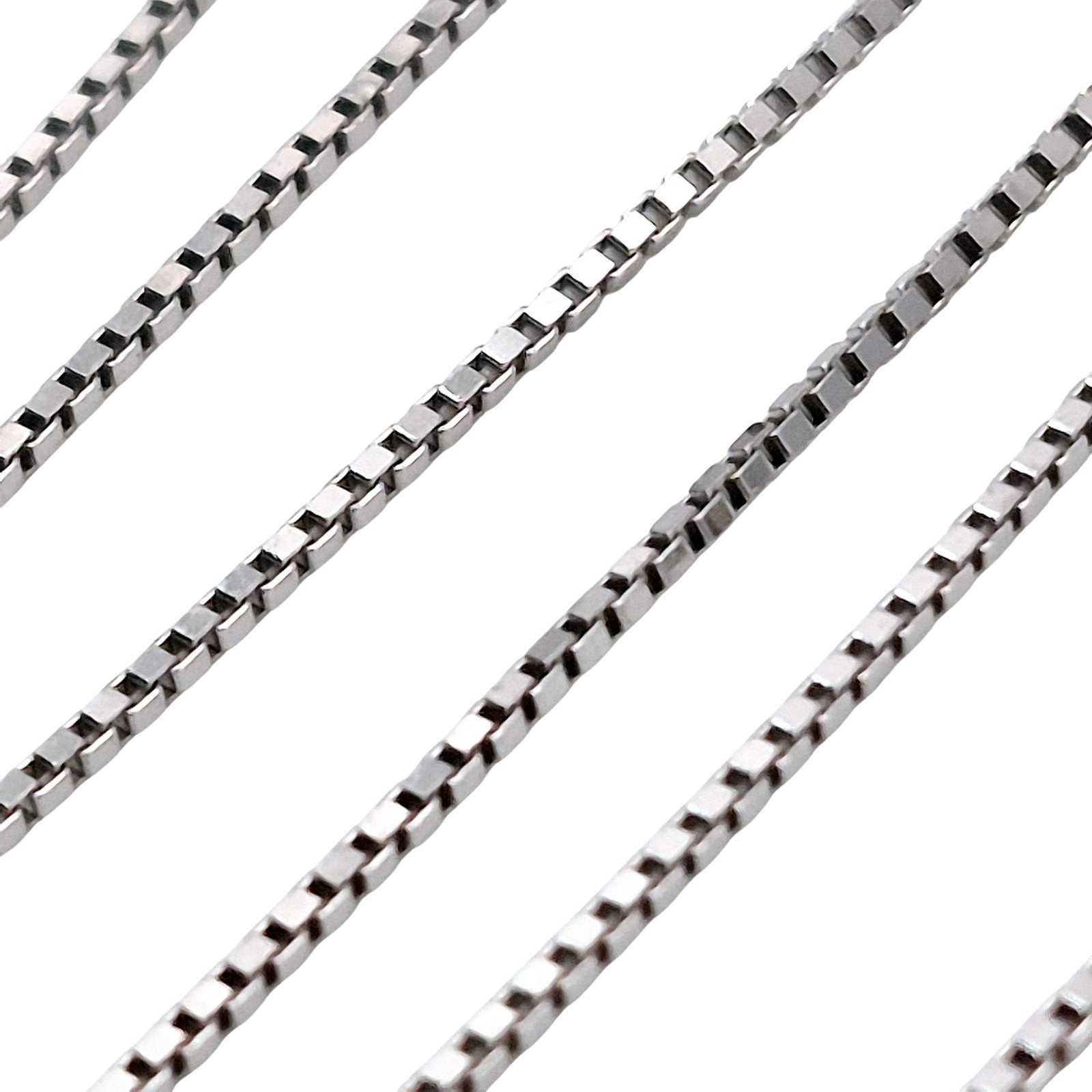 Italy Sterling Box Chain Necklace (1 of 4)