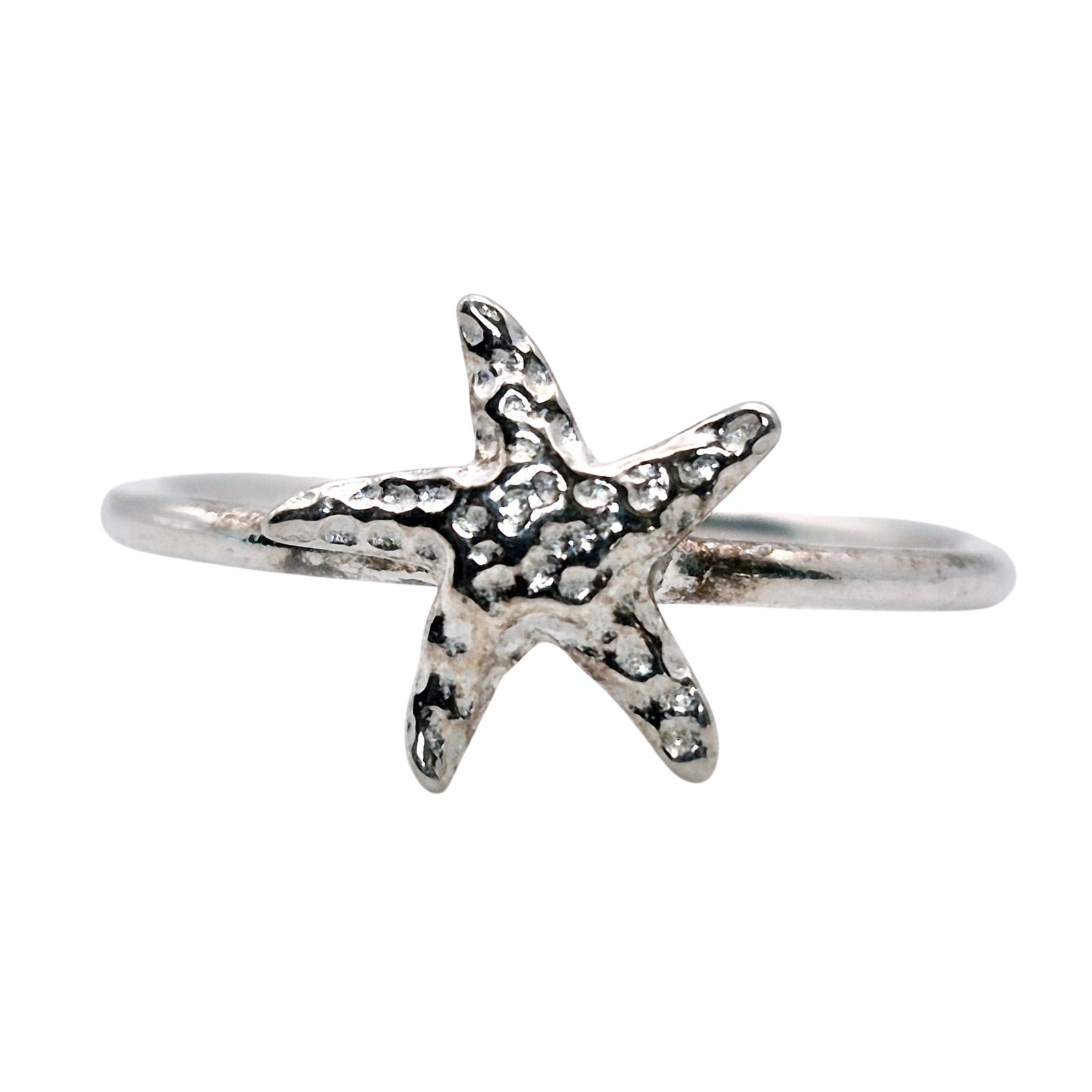 Sterling Starfish Ring Size 7 (1 of 7)