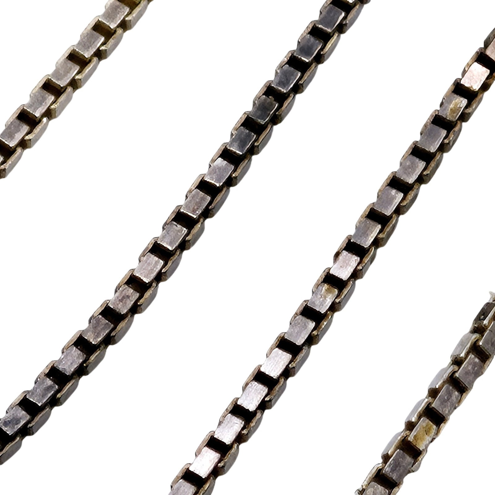 620 AR Italy Sterling Box Chain Necklace (1 of 5)
