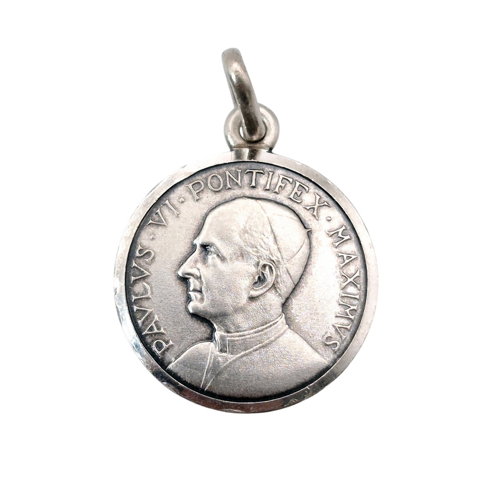 Signed 800 Silver Pope Paul VI Commemorative Metal (1 of 5)