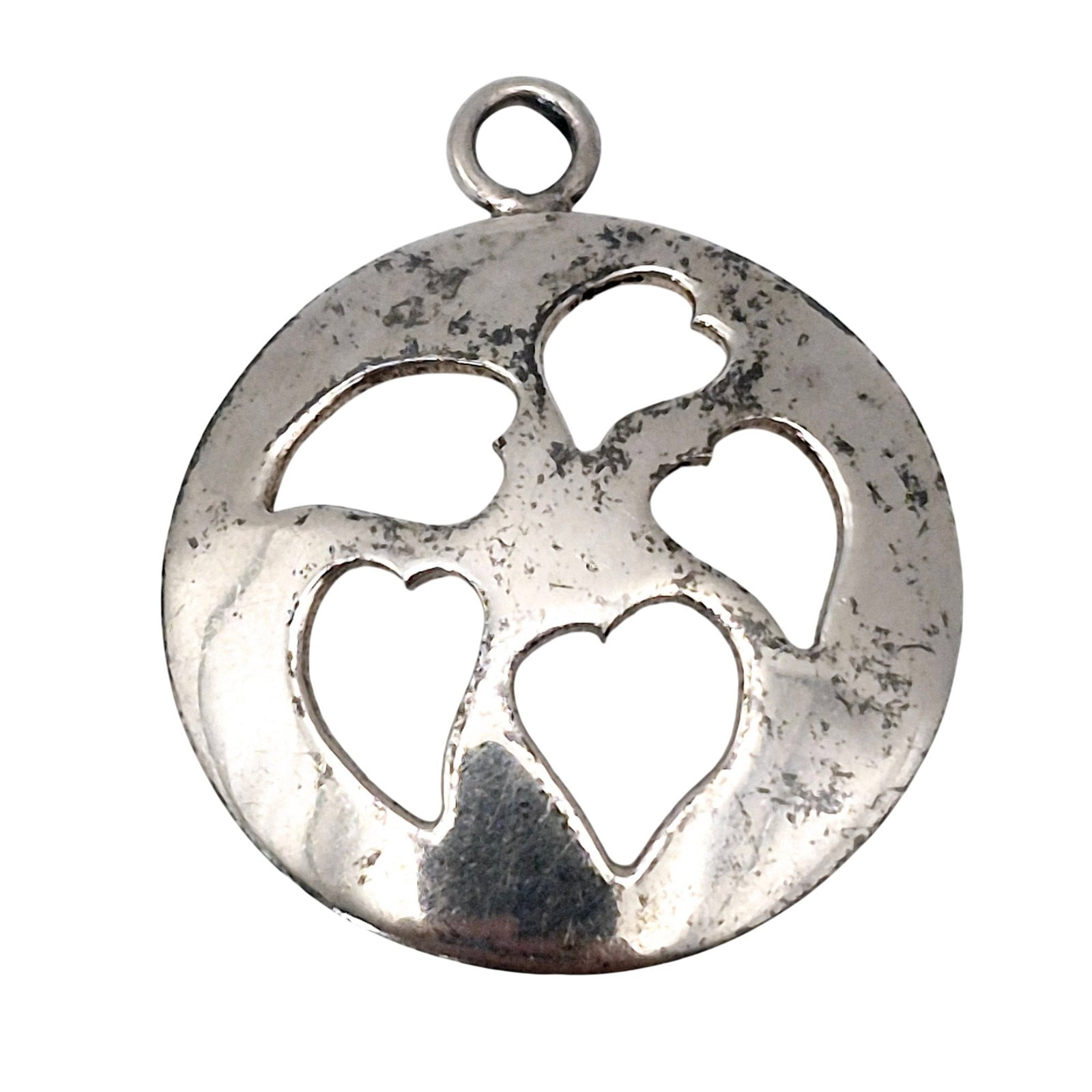 Fielding Sterling Cut Out Detail Disc Pendant (1 of 5)