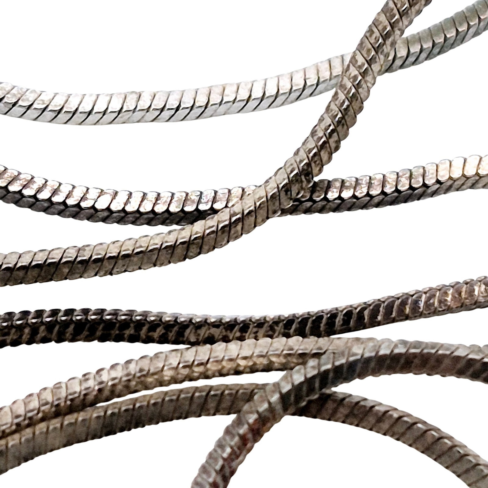 BS Italy Sterling Snake Chain Necklace (1 of 4)