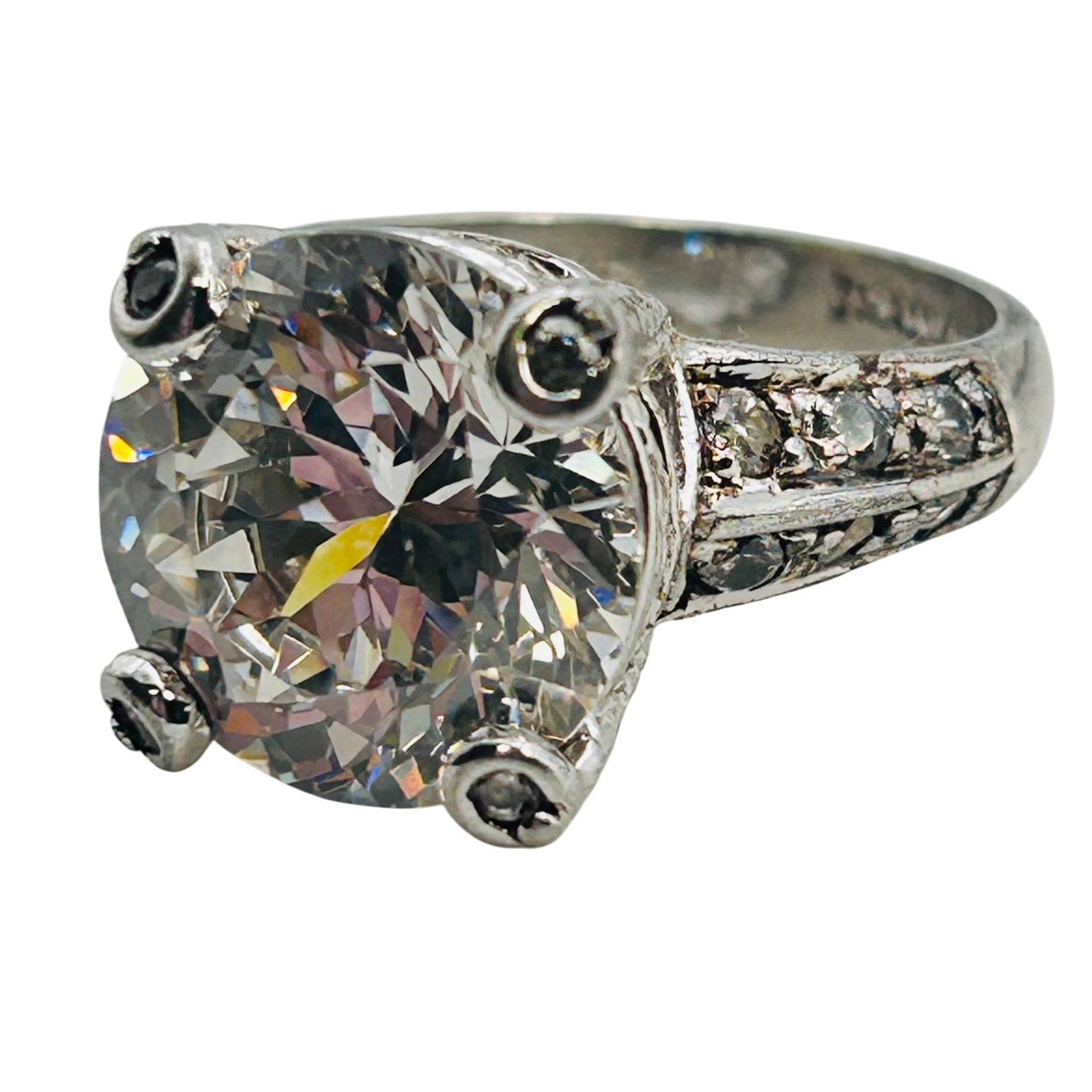 Sterling Rhinestone Ring Size 5 (1 of 8)