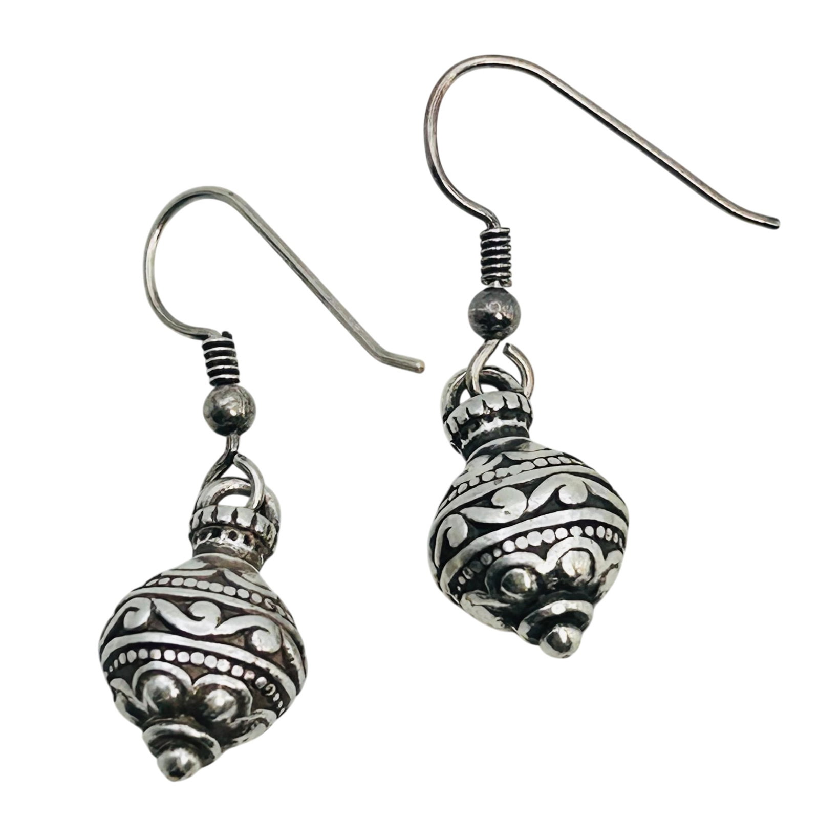 Sterling Ball Dangle Earrings (1 of 4)