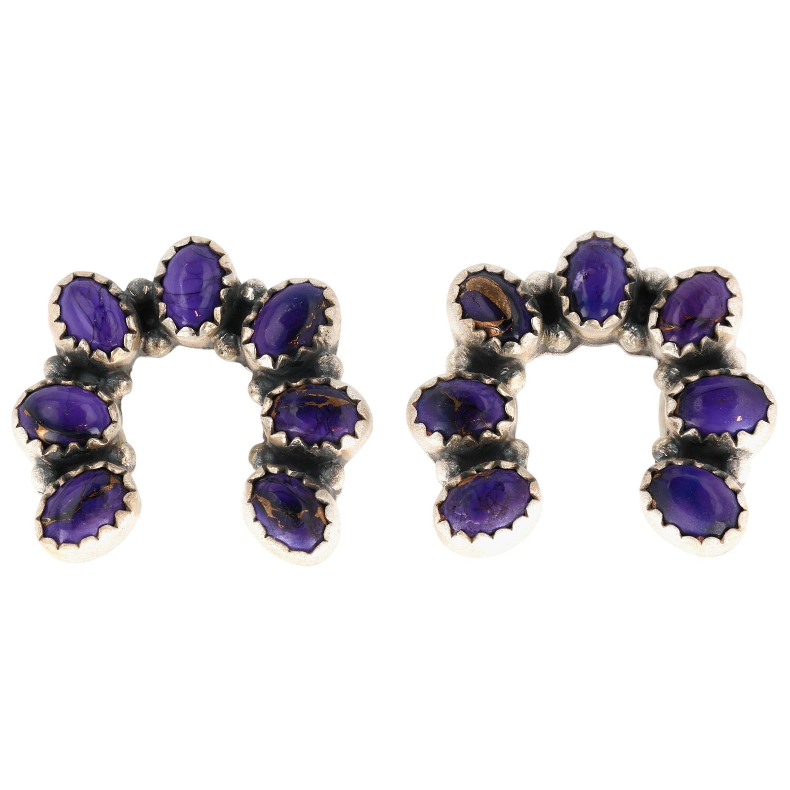 Hada Co Sterling Violet Rose Earrings (1 of 4)